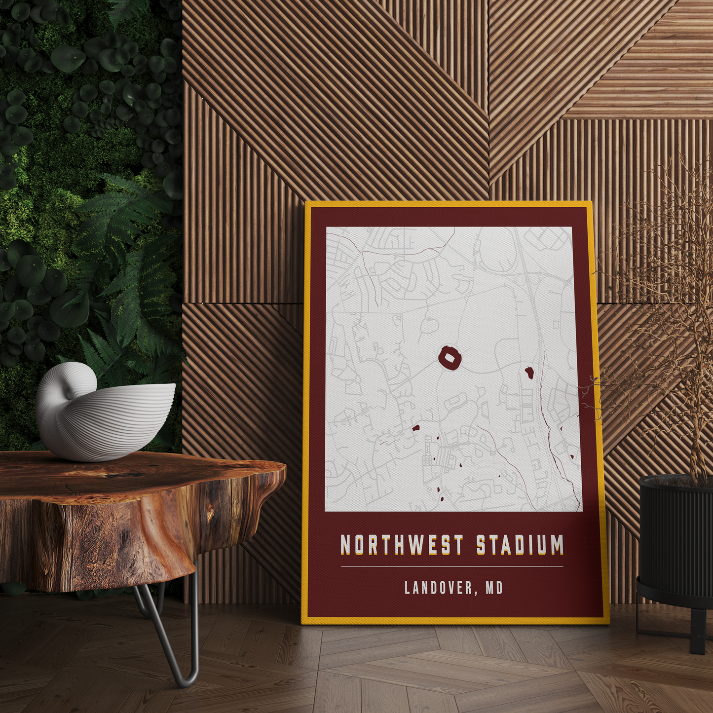 Northwest Stadium Map Poster | Washington, D.C.