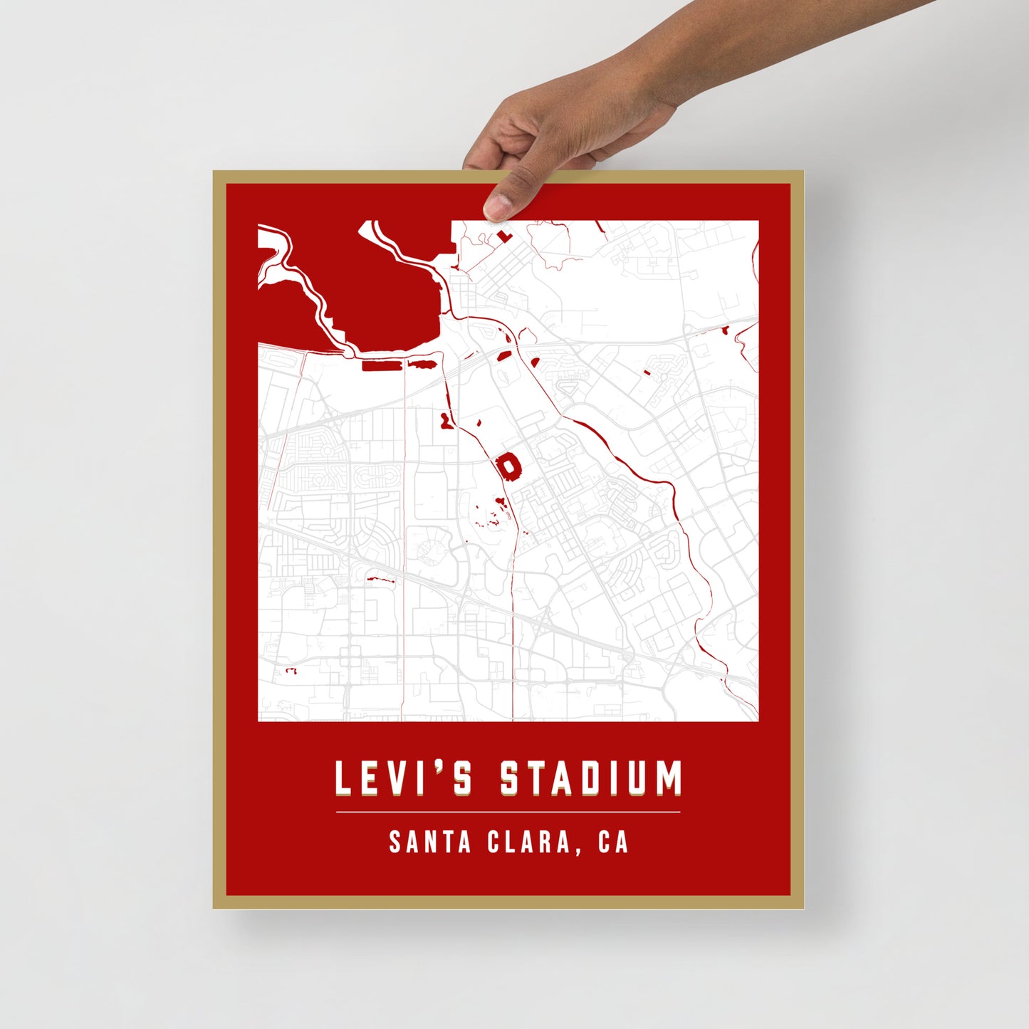 Levi's Stadium Map Poster | San Francisco