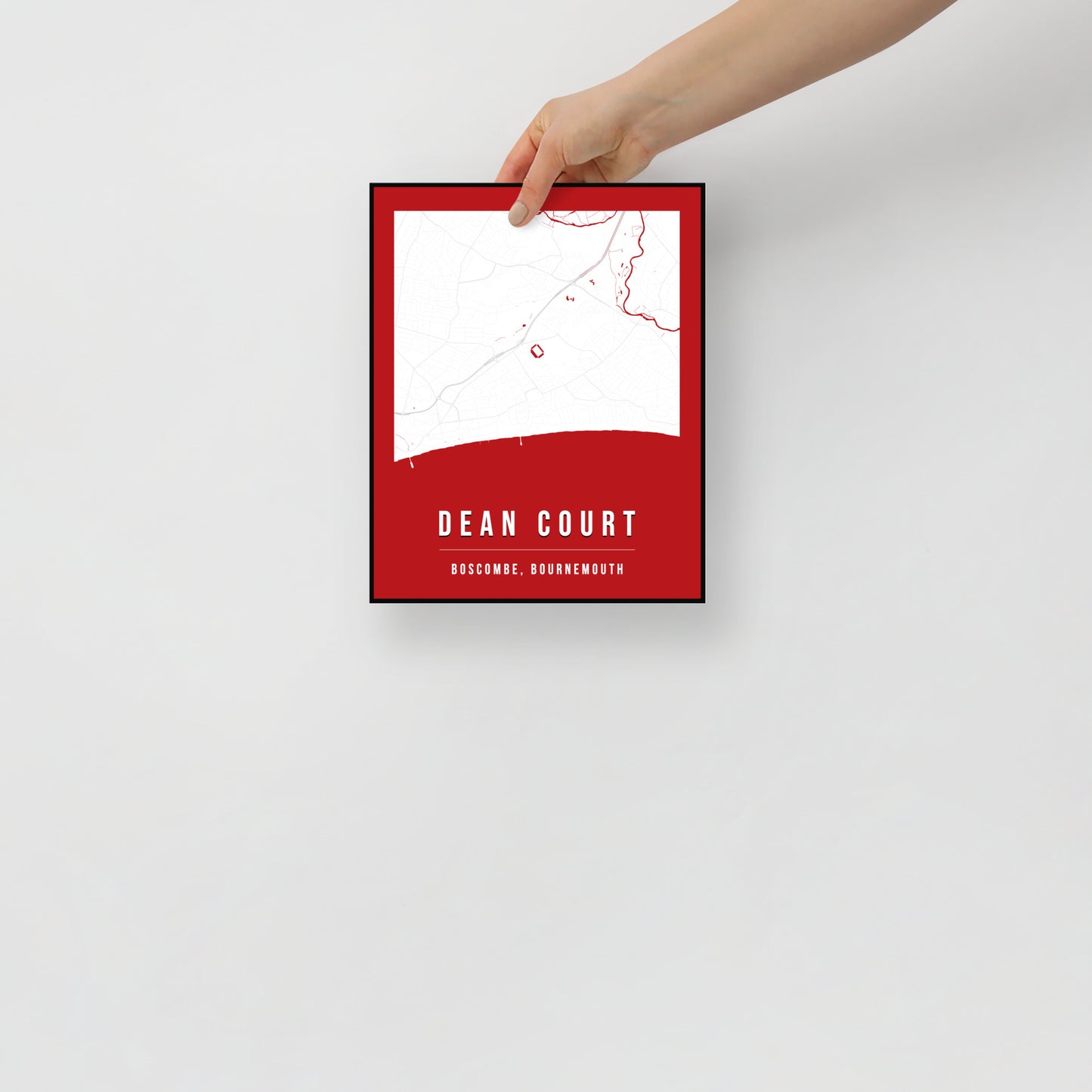 Dean Court Map Poster | Bournemouth