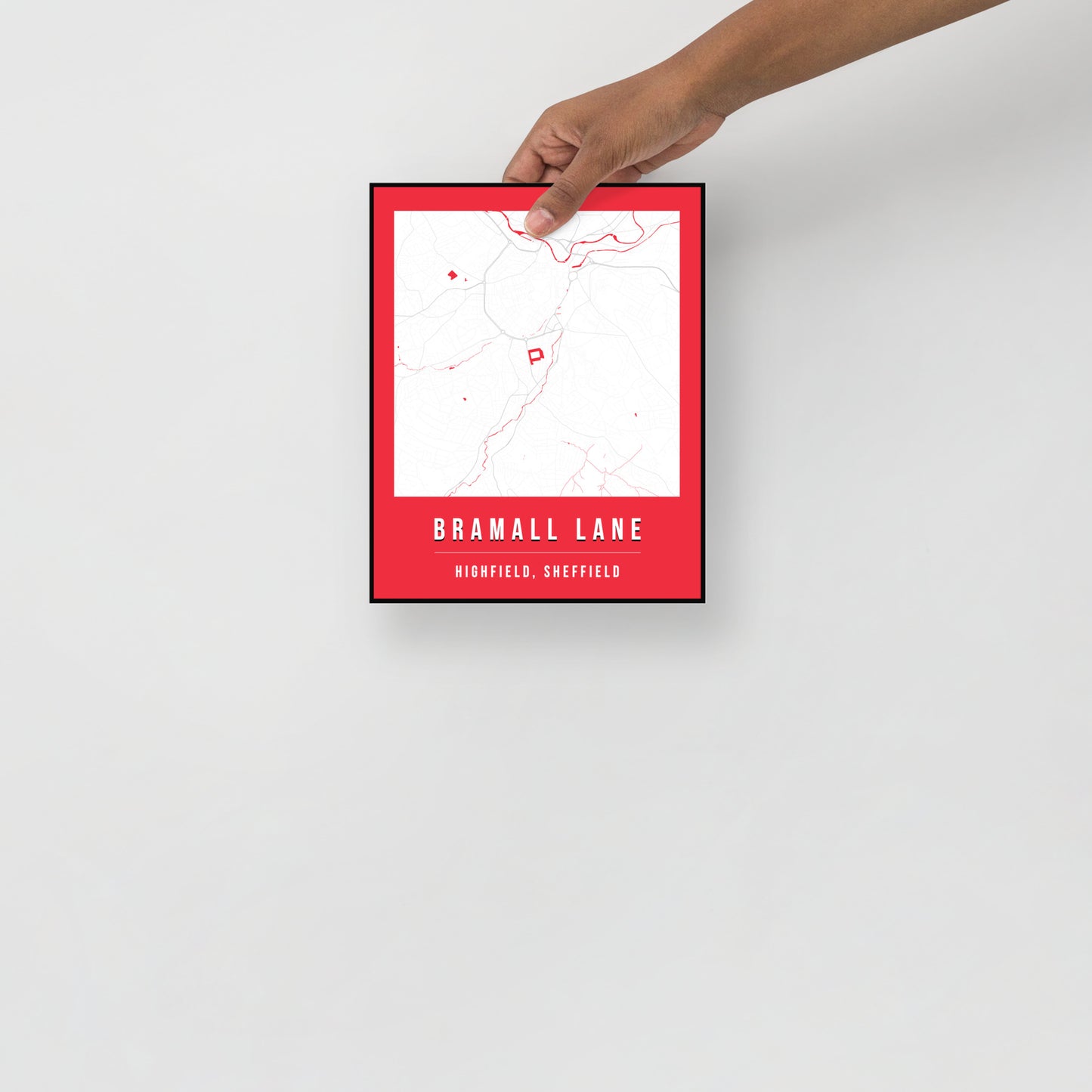 Bramall Lane Map Poster | Sheffield