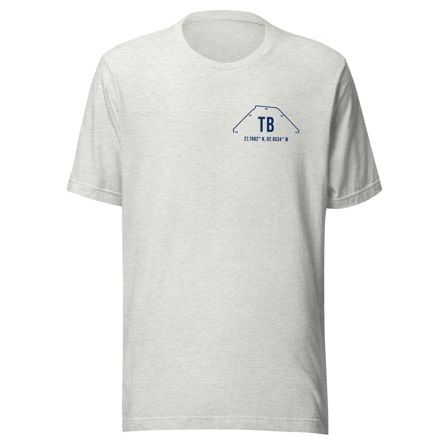 Unisex TB Outfield Wall T-Shirt | Navy | White