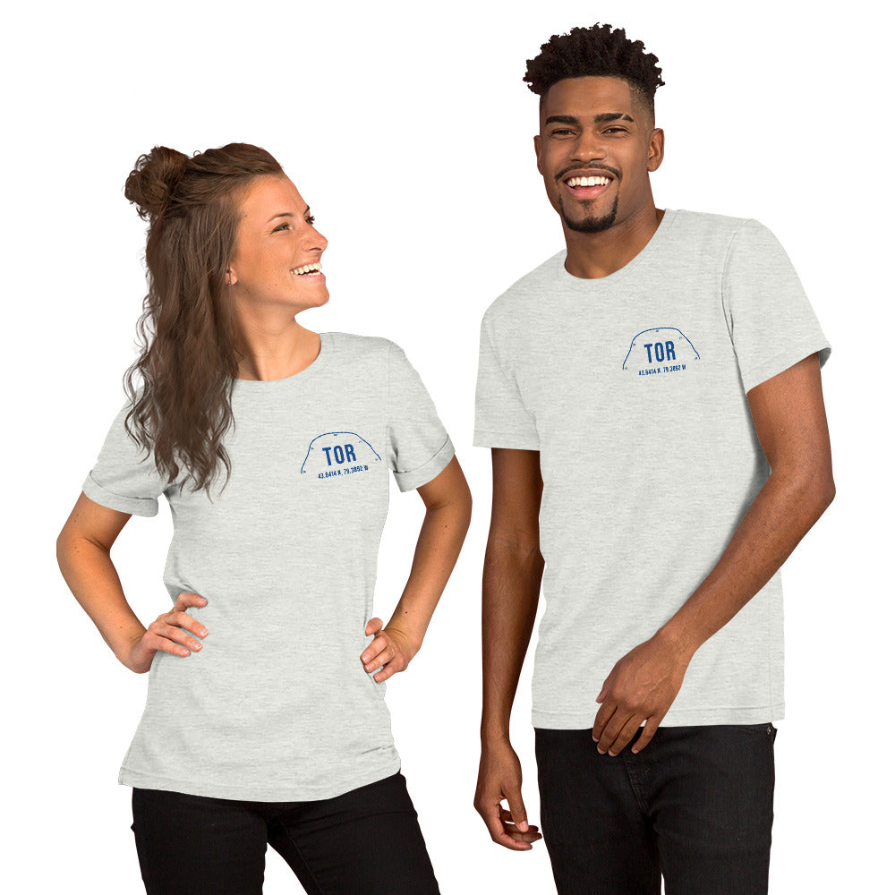 Unisex TOR Outfield Wall T-Shirt | Blue | Grey