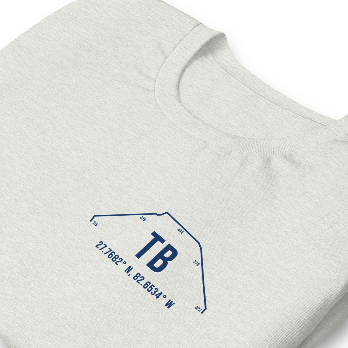Unisex TB Outfield Wall T-Shirt | Navy | White