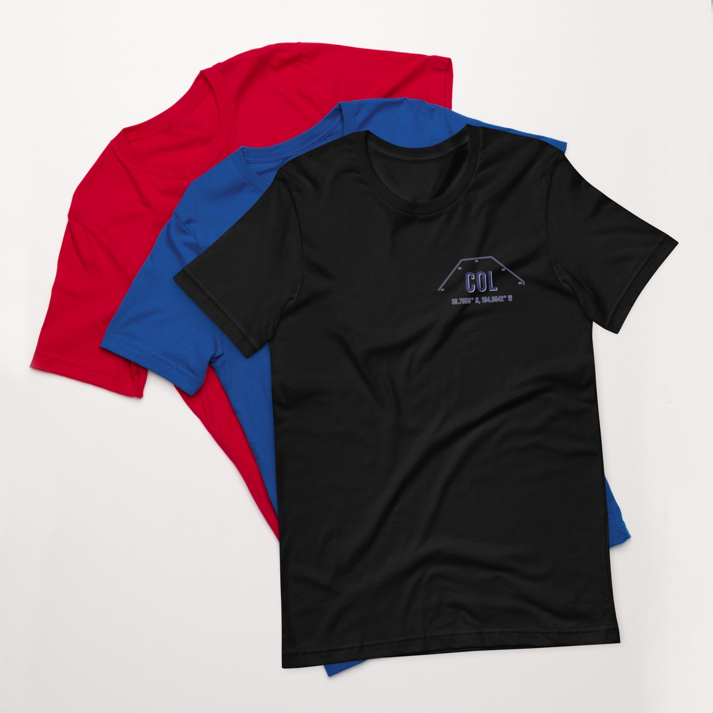 Unisex COL Outfield Wall T-Shirt | Black | Gray