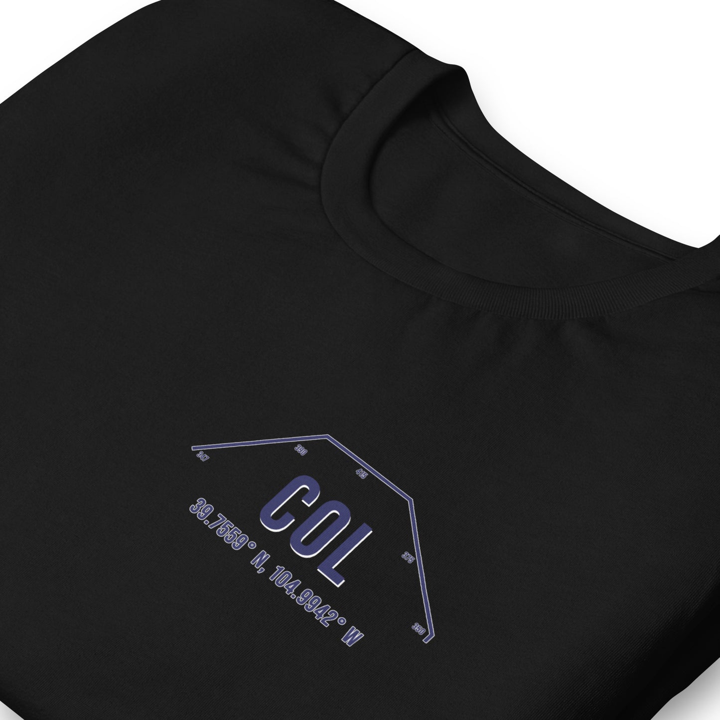 Unisex COL Outfield Wall T-Shirt | Black | Gray
