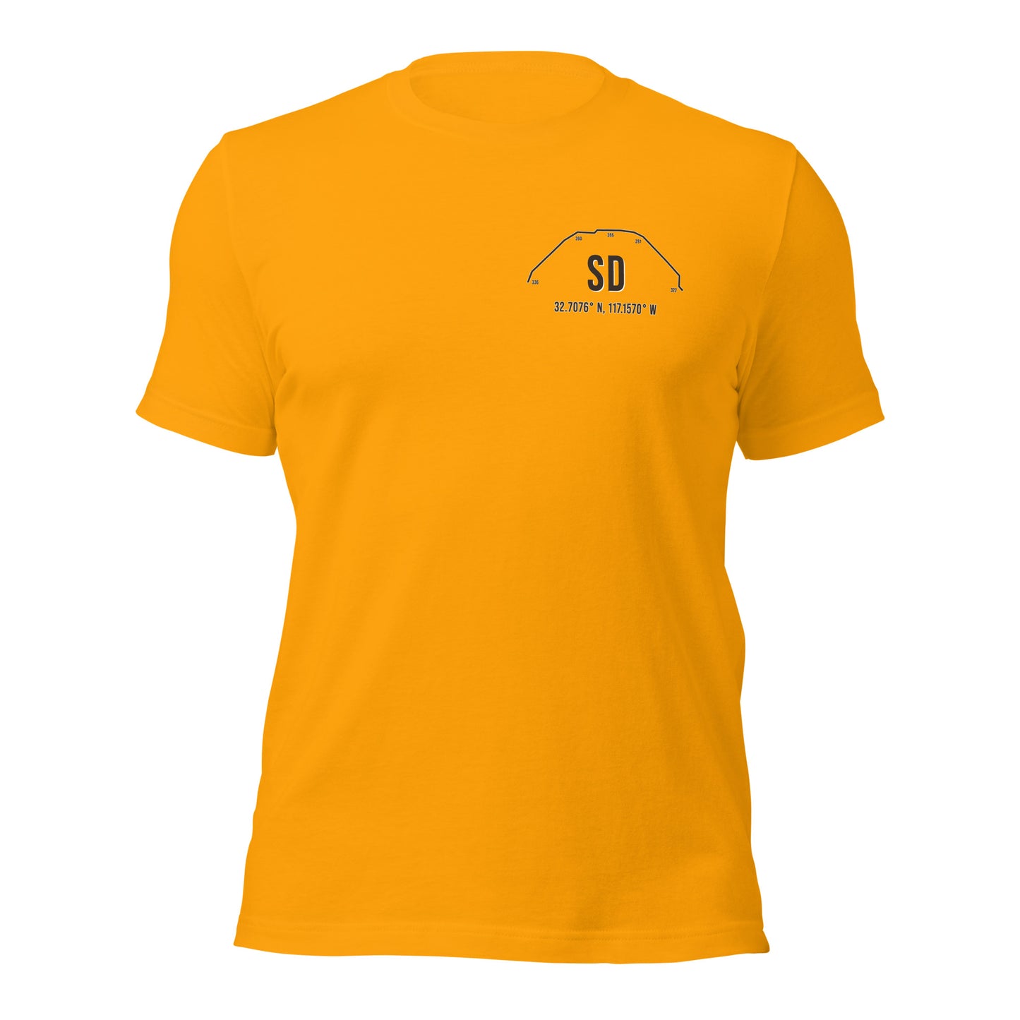 Unisex SD Outfield Wall T-Shirt | Cream | Yellow