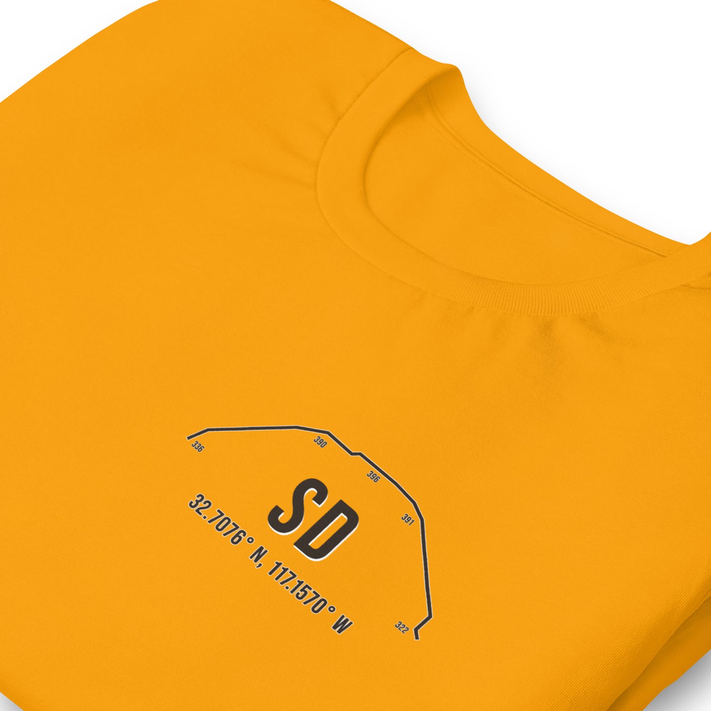 Unisex SD Outfield Wall T-Shirt | Cream | Yellow