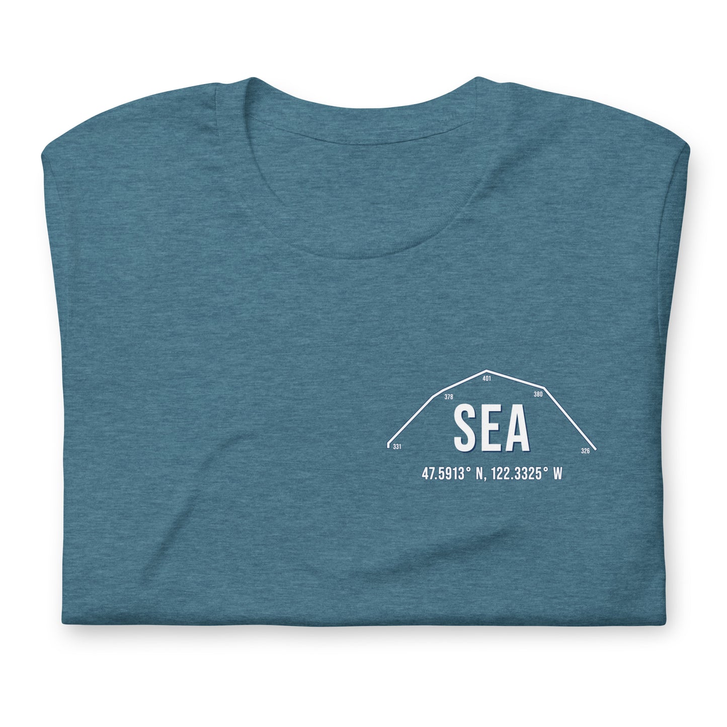 Unisex SEA Outfield Wall T-Shirt | Teal | Navy