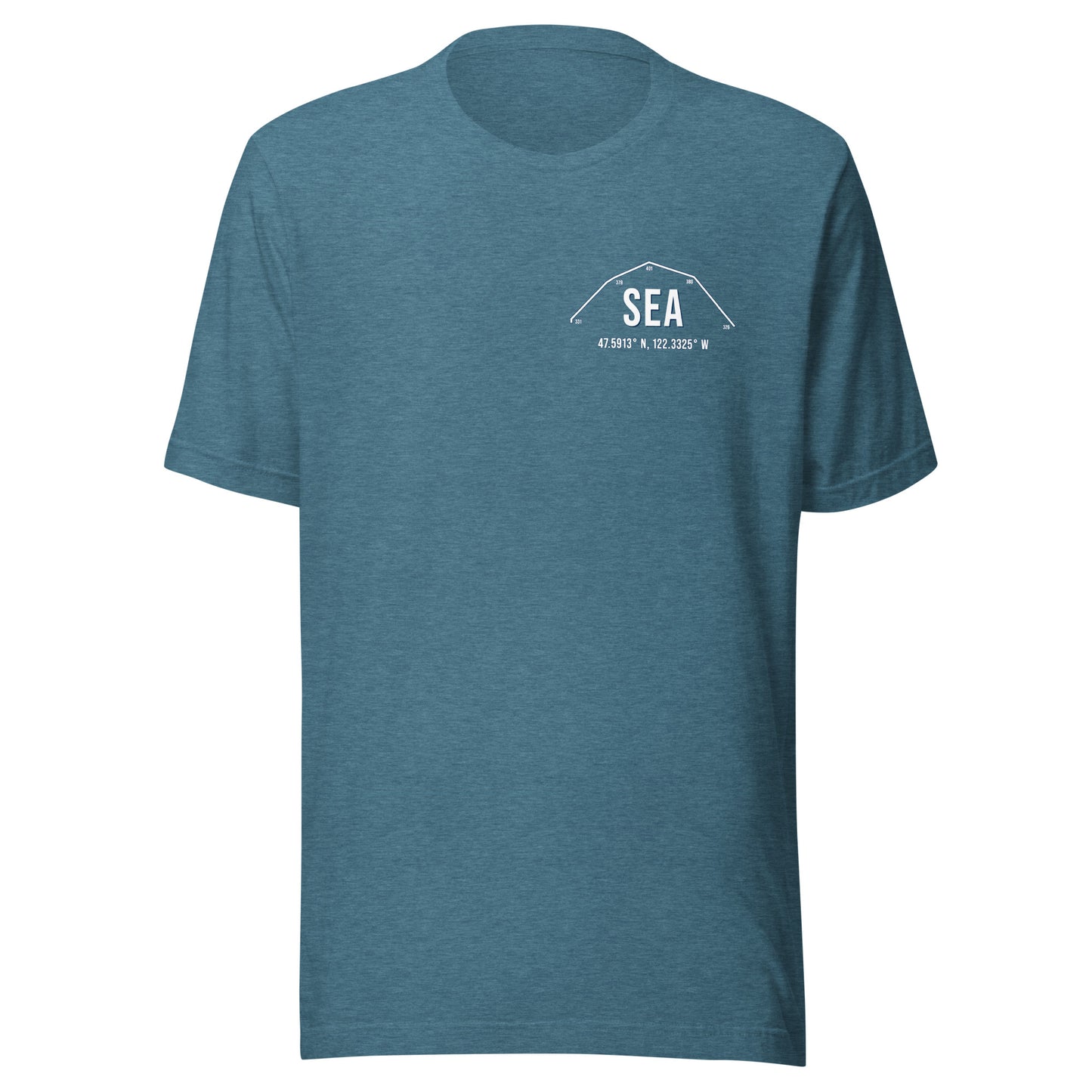 Unisex SEA Outfield Wall T-Shirt | Teal | Navy