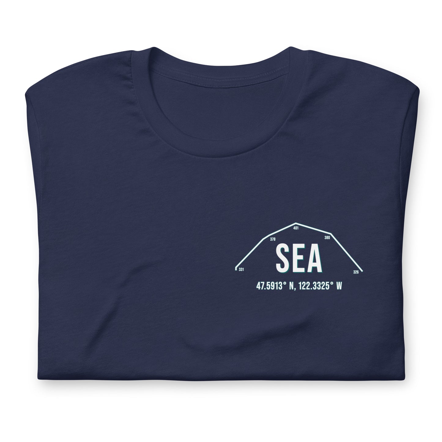 Unisex SEA Outfield Wall T-Shirt | Teal | Navy