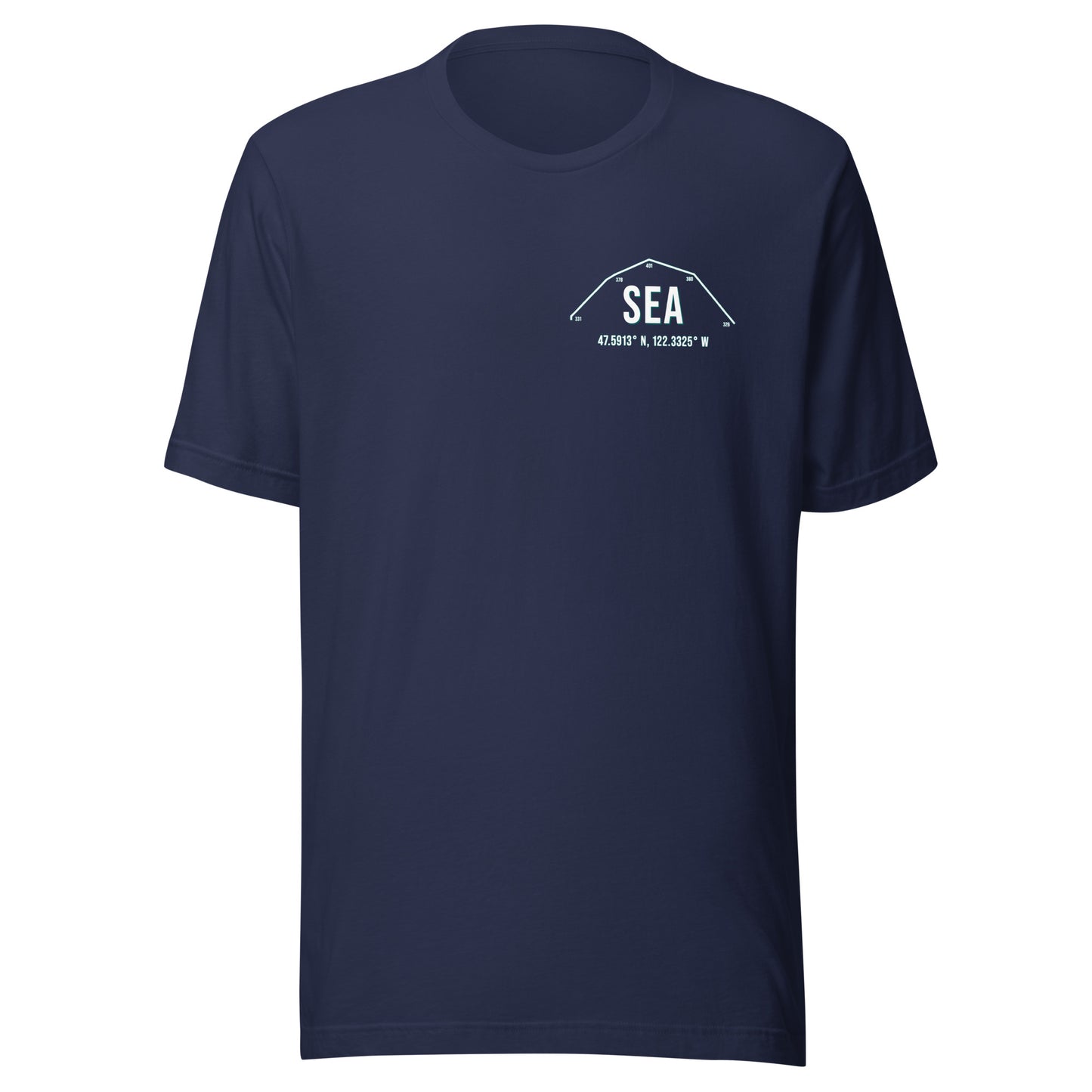 Unisex SEA Outfield Wall T-Shirt | Teal | Navy