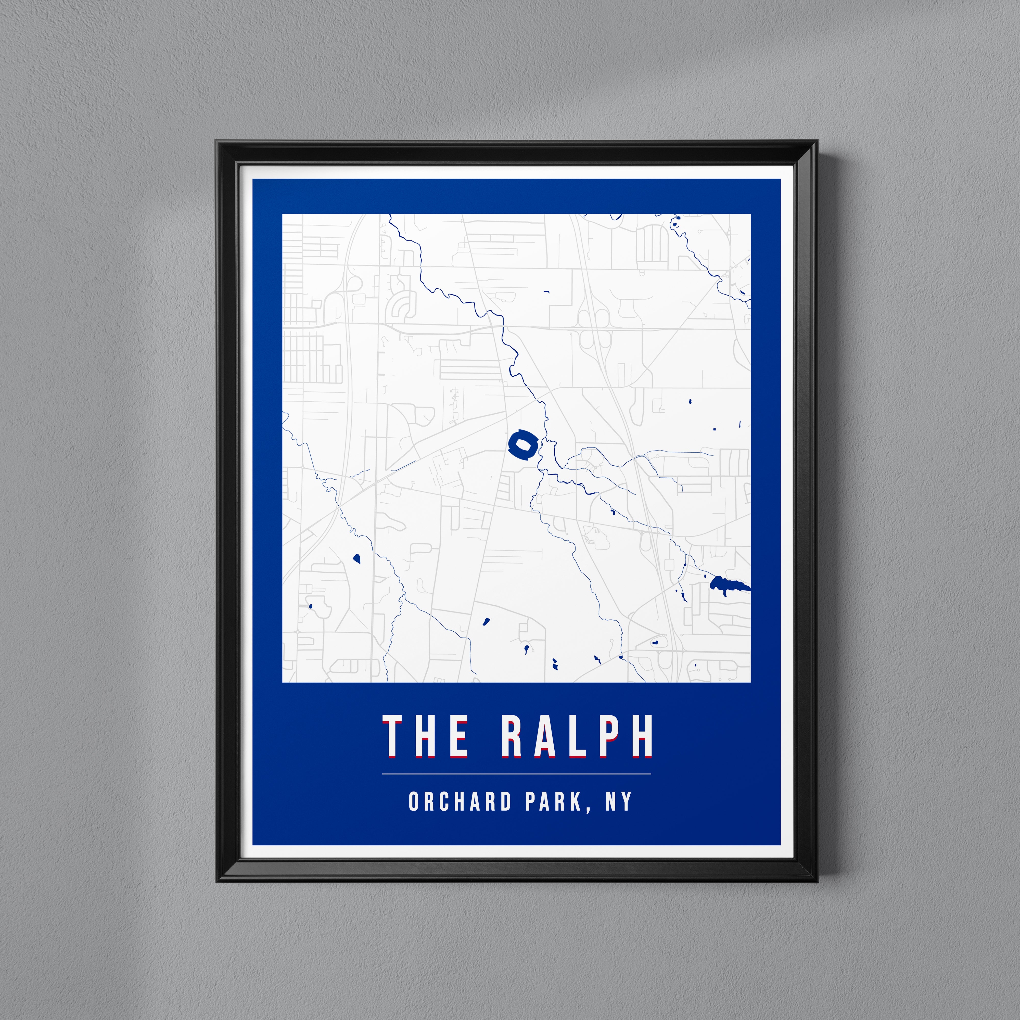 Ralph Map Racing The Ralph Map Poster | Buffalo – Shop Maapify