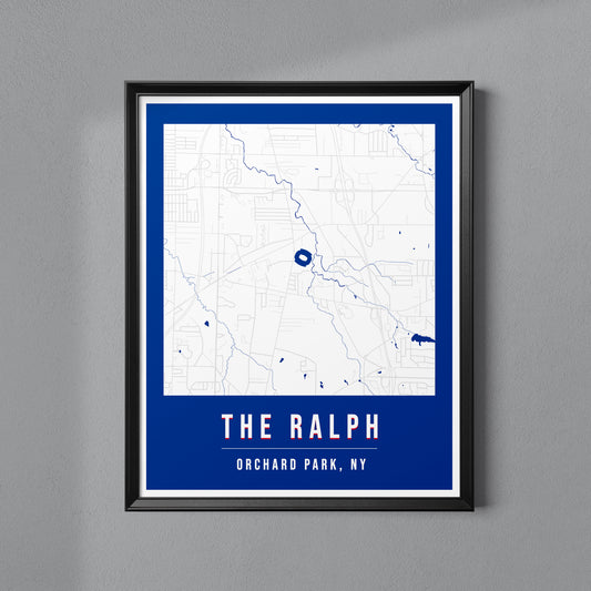 The Ralph Map Poster | Buffalo