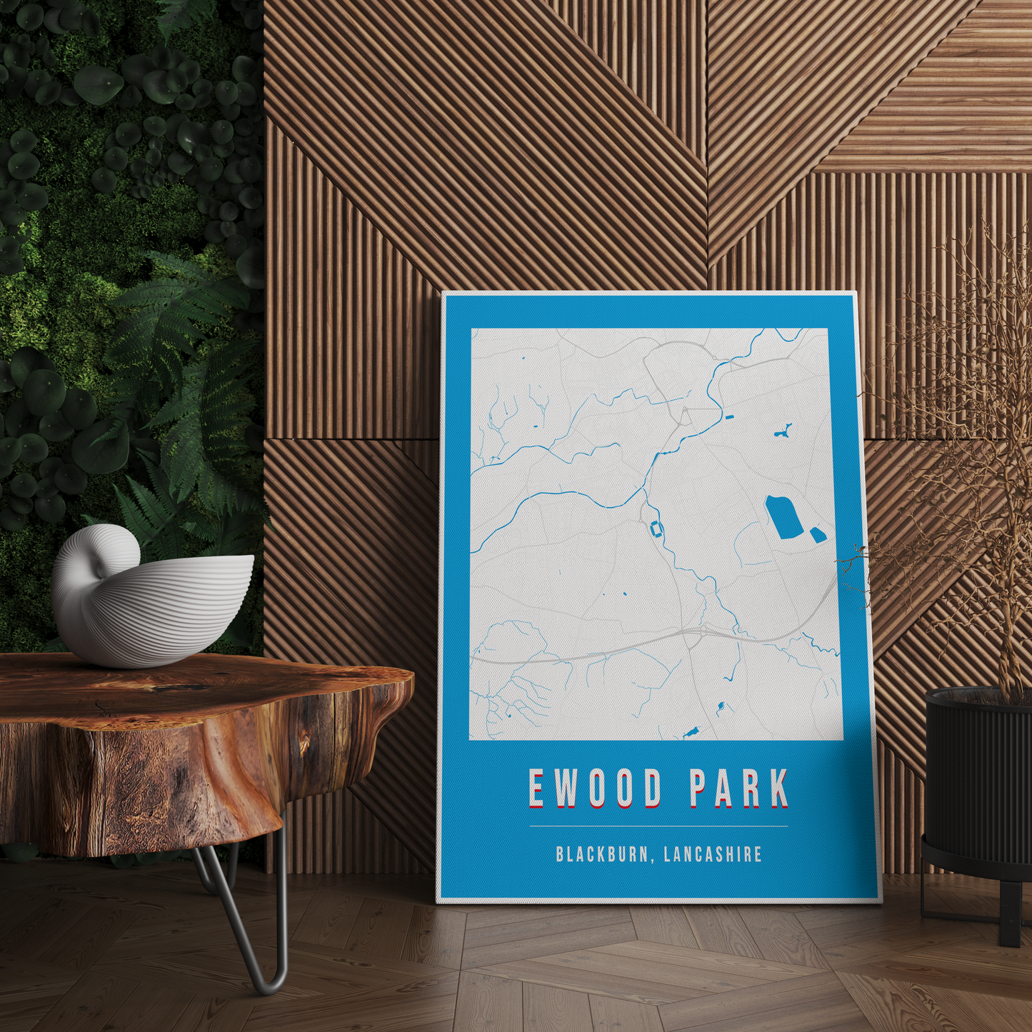 Ewood Park Map Poster | Blackburn