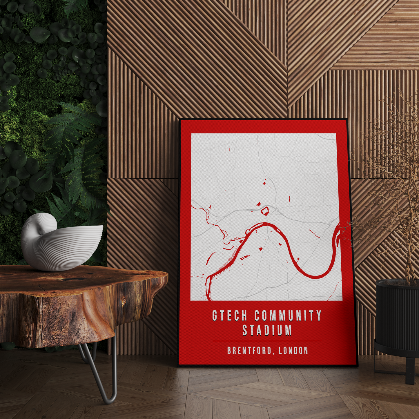 Gtech Community Stadium Map Poster | London