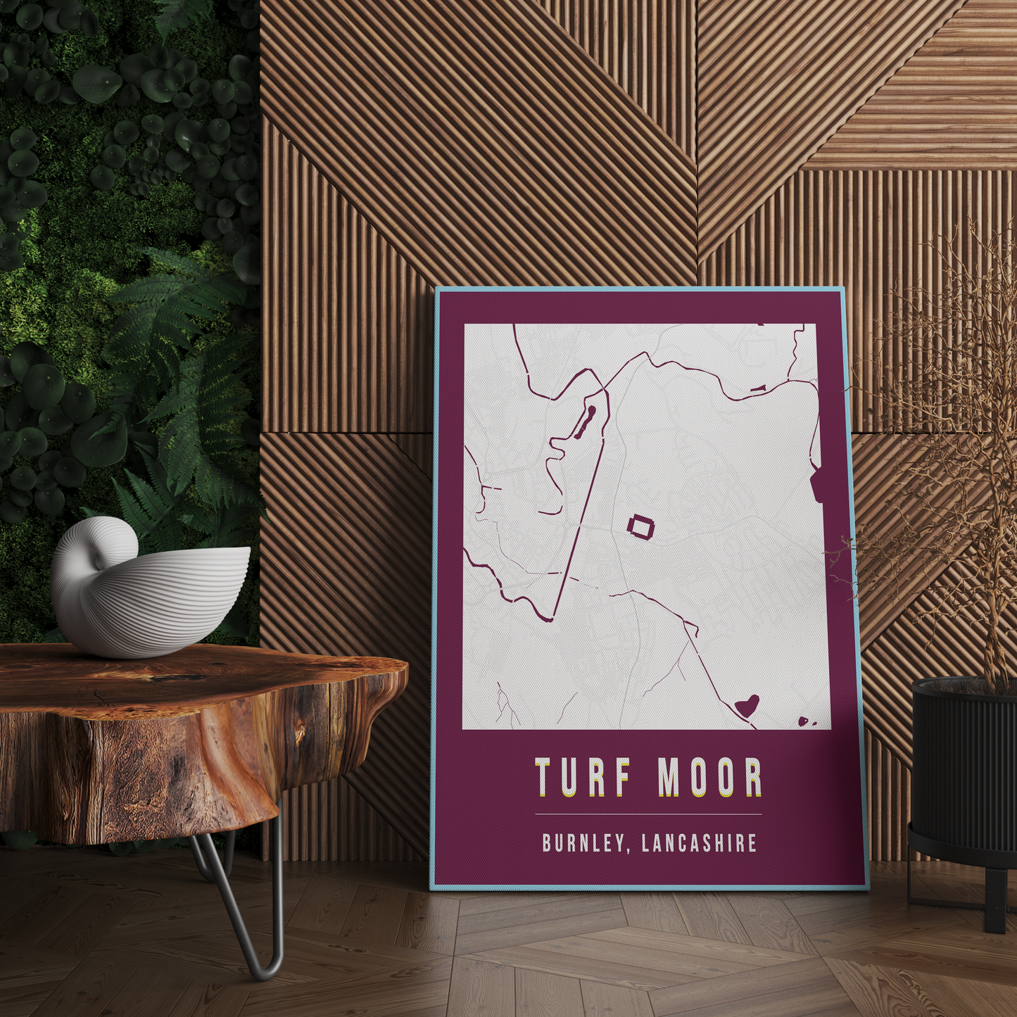 Turf Moor Map Poster | Burnley