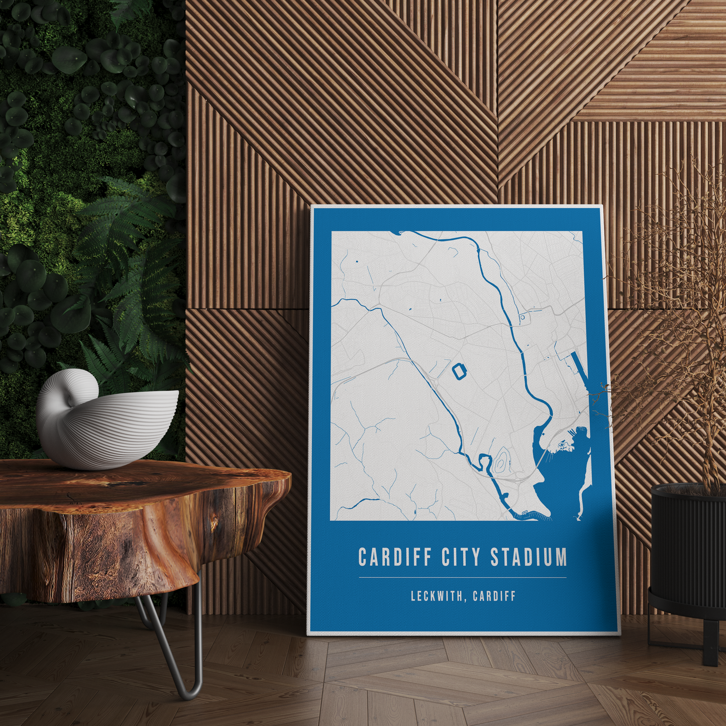 Cardiff City Stadium Map Poster | Cardiff