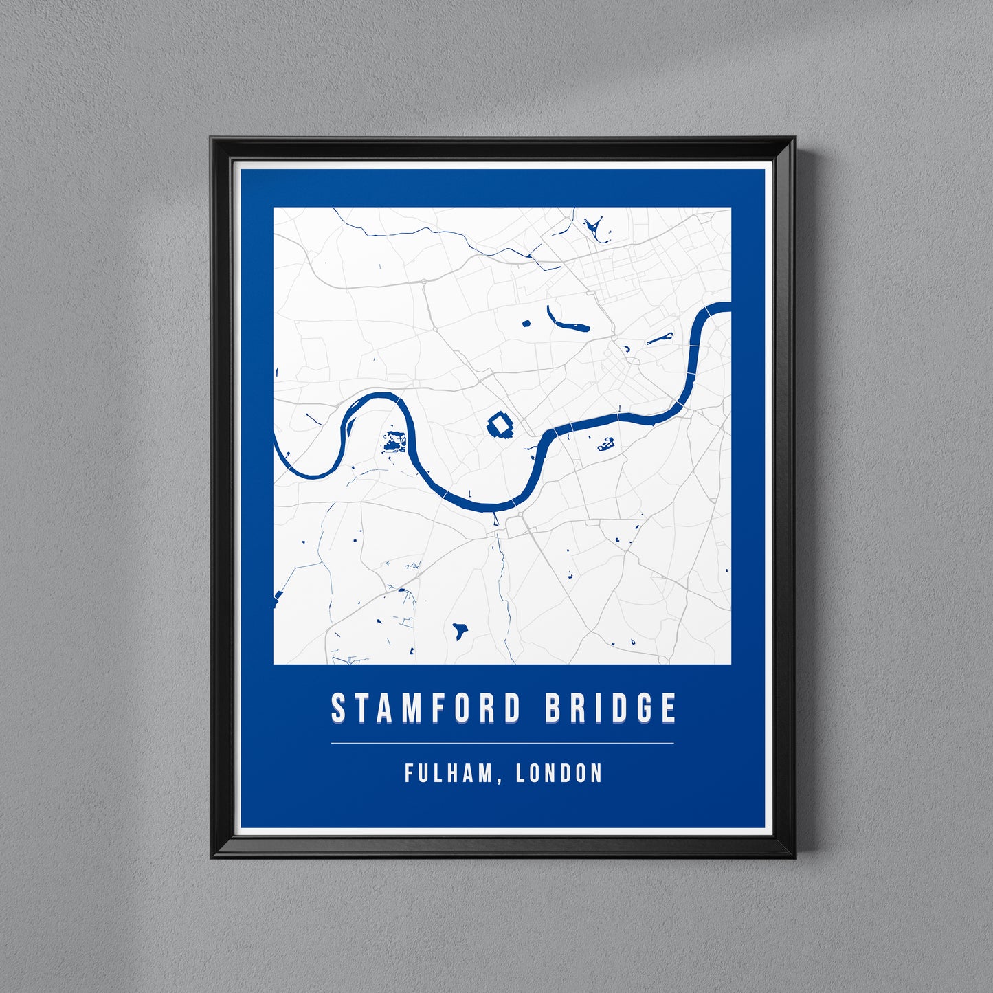Stamford Bridge Map Poster | West London