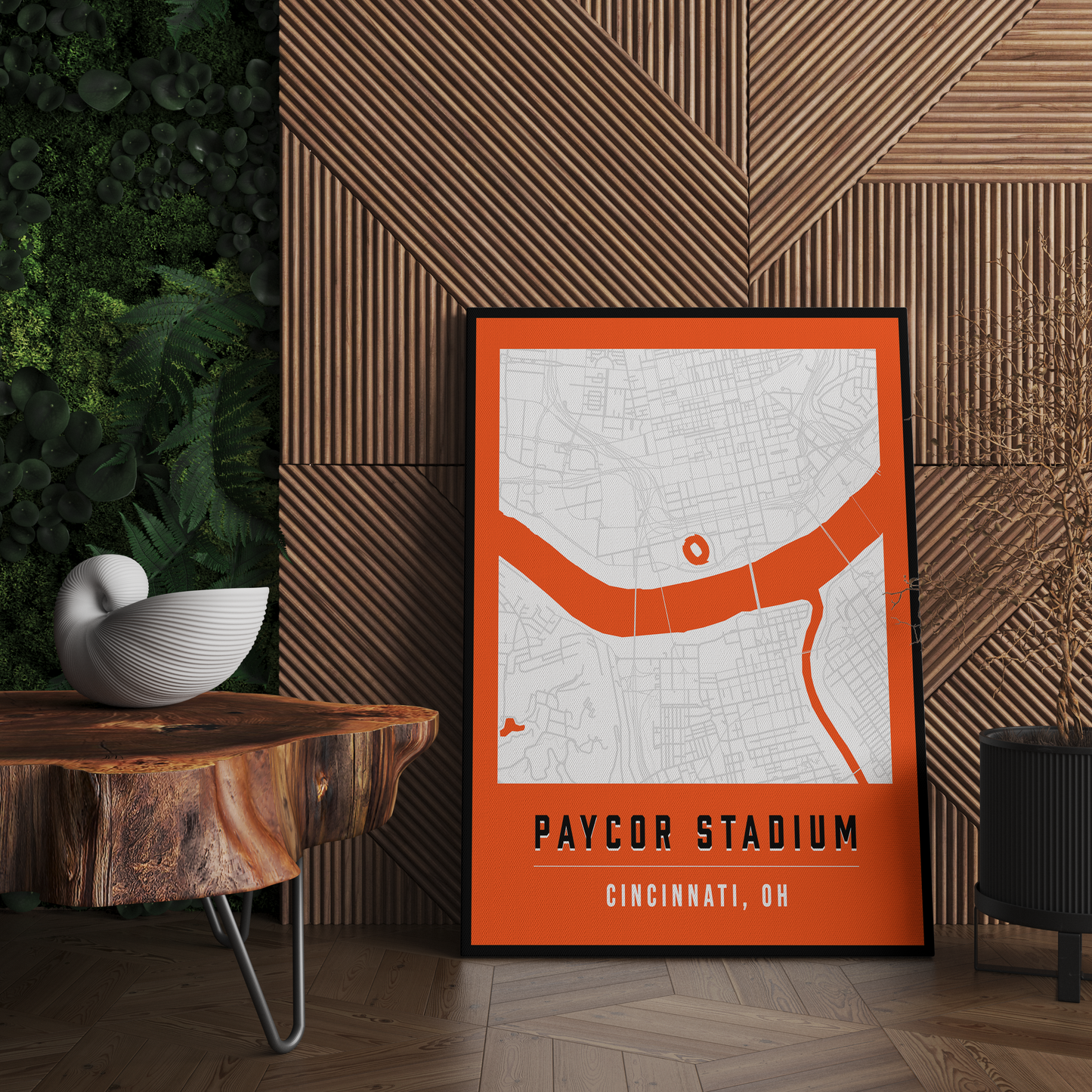 Paycor Stadium Map Poster | Cincinnati