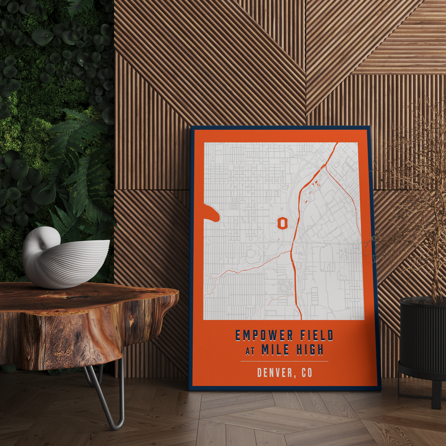 Empower Field at Mile High Map Poster | Denver