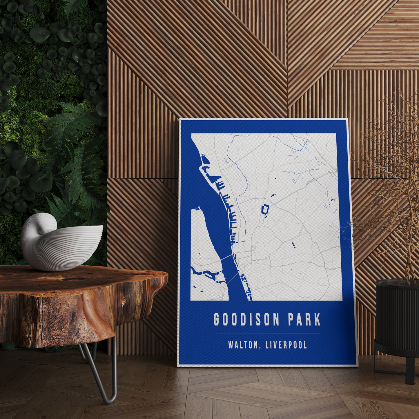 Goodison Park Map Poster | Liverpool