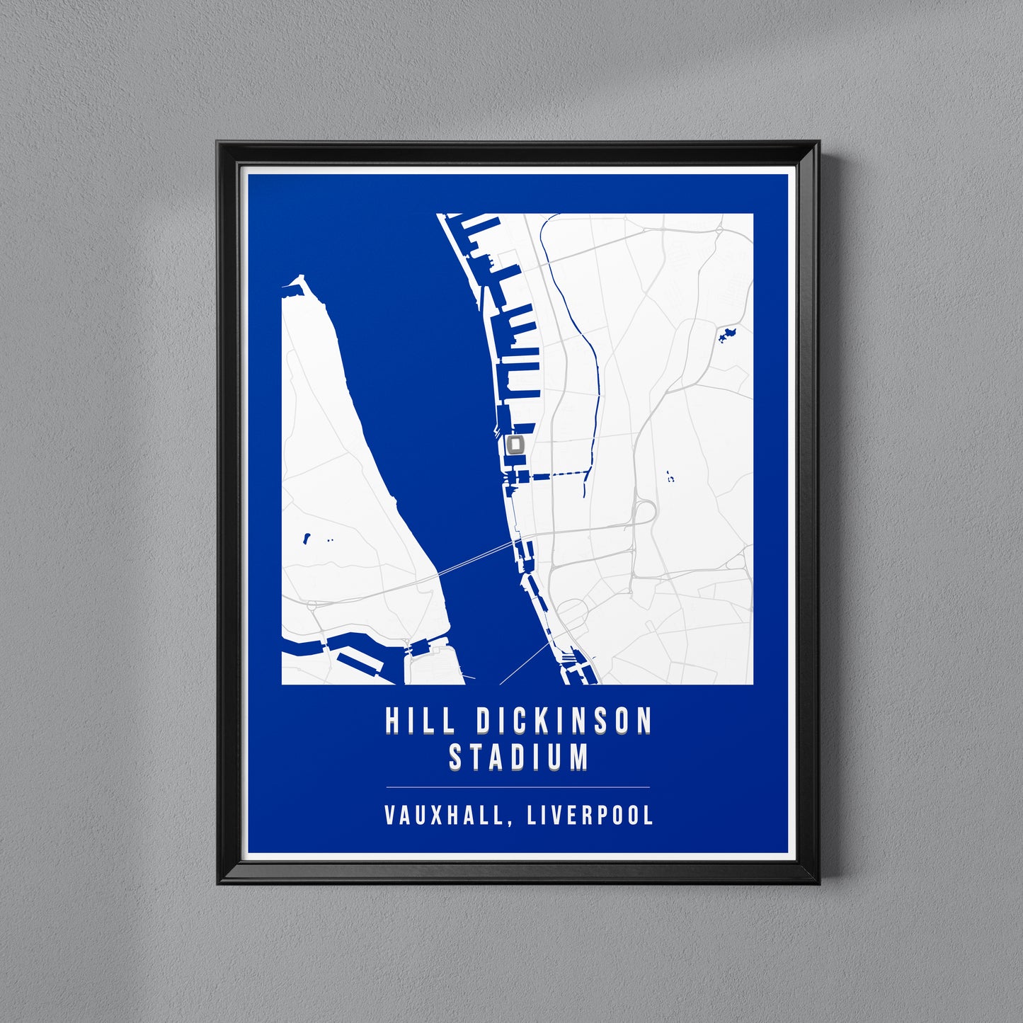Hill Dickinson Stadium Map Poster | Liverpool