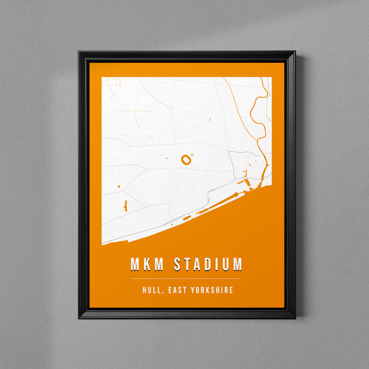 MKM Stadium Map Poster | Hull