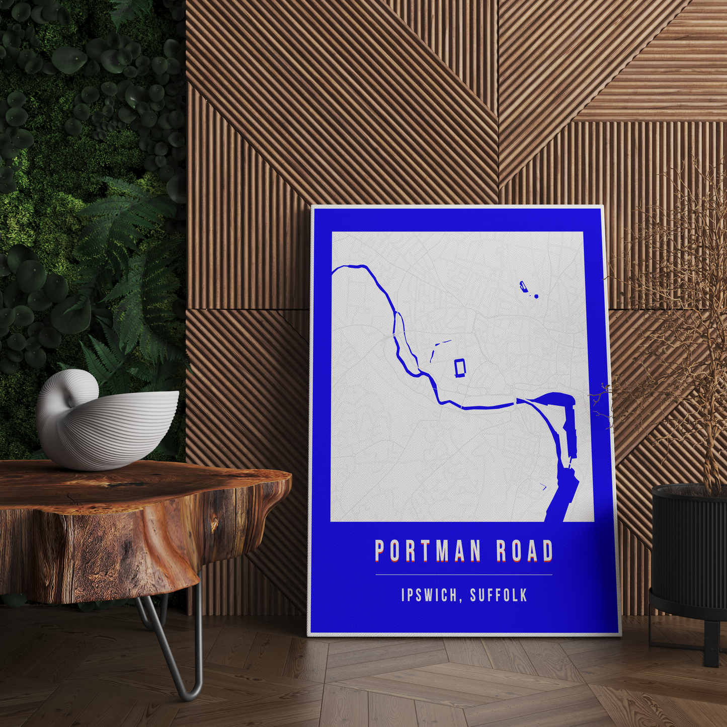 Portman Road Map Poster | Ipswich