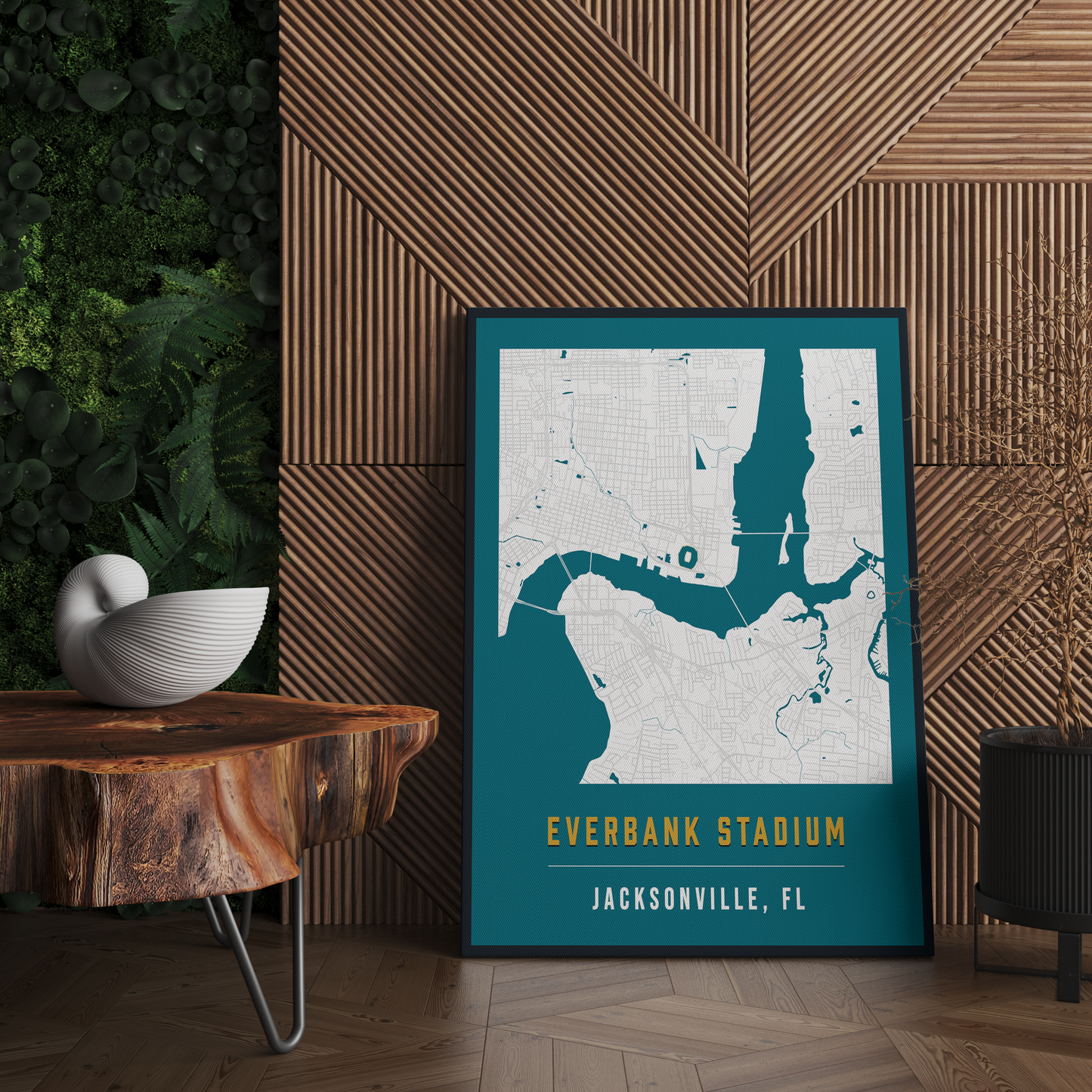 EverBank Stadium Map Poster | Jacksonville