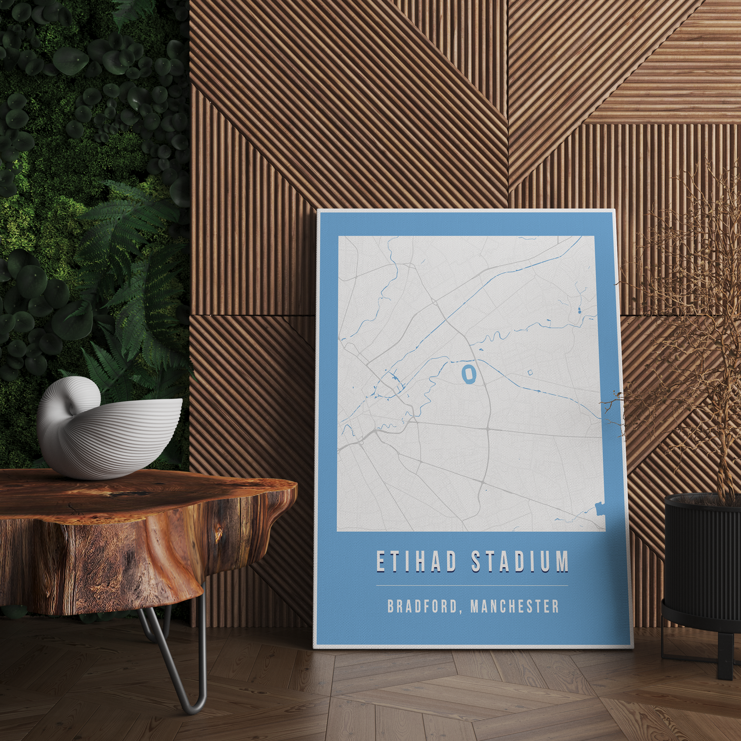 Etihad Stadium Map Poster | Manchester