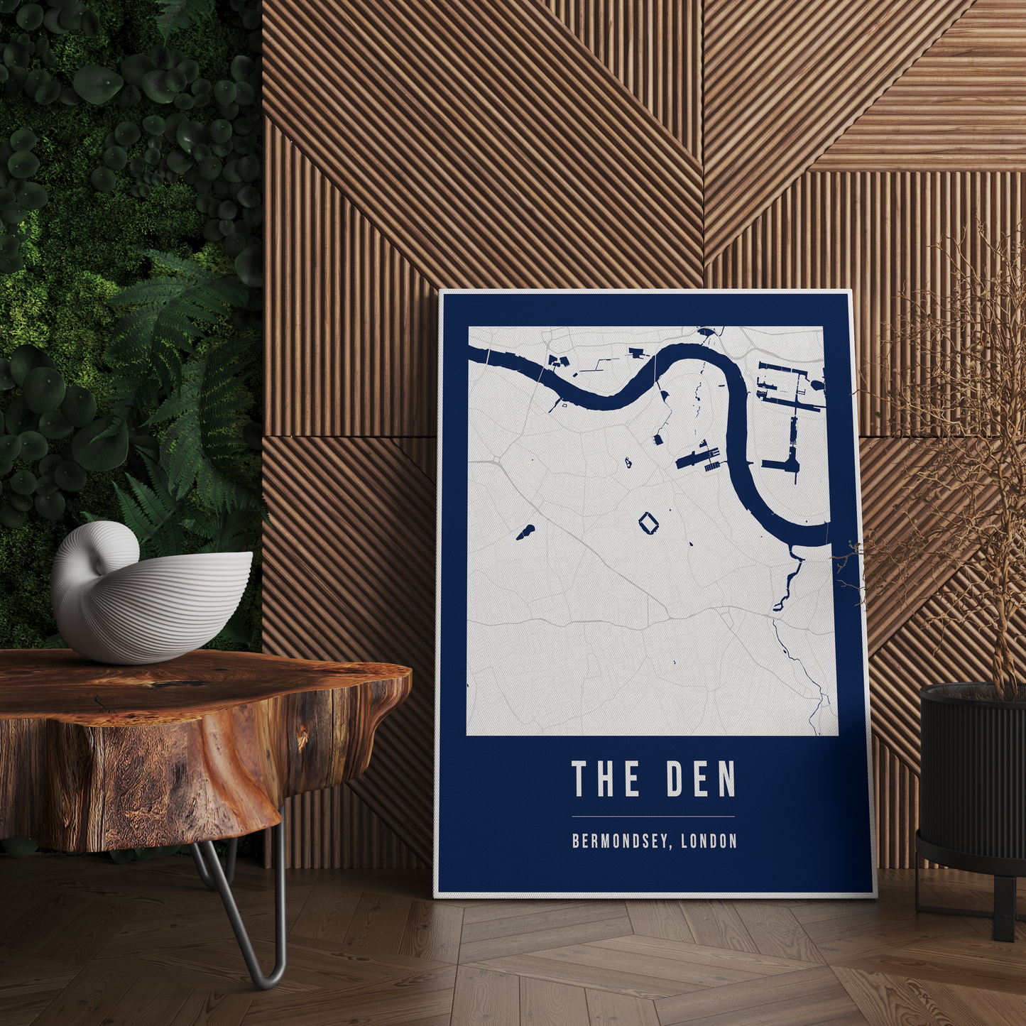 The Den Map Poster | London