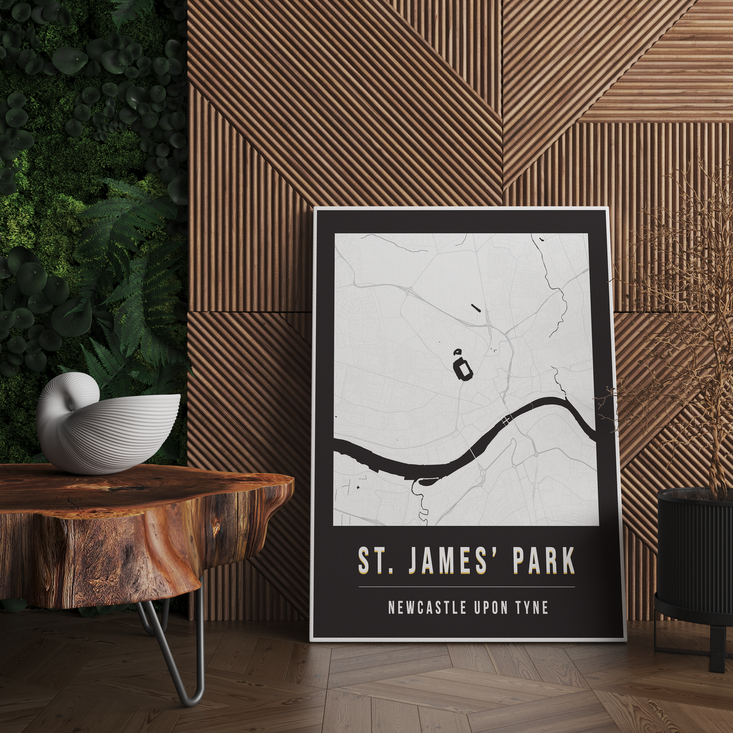 St. James' Park Map Poster | Newcastle