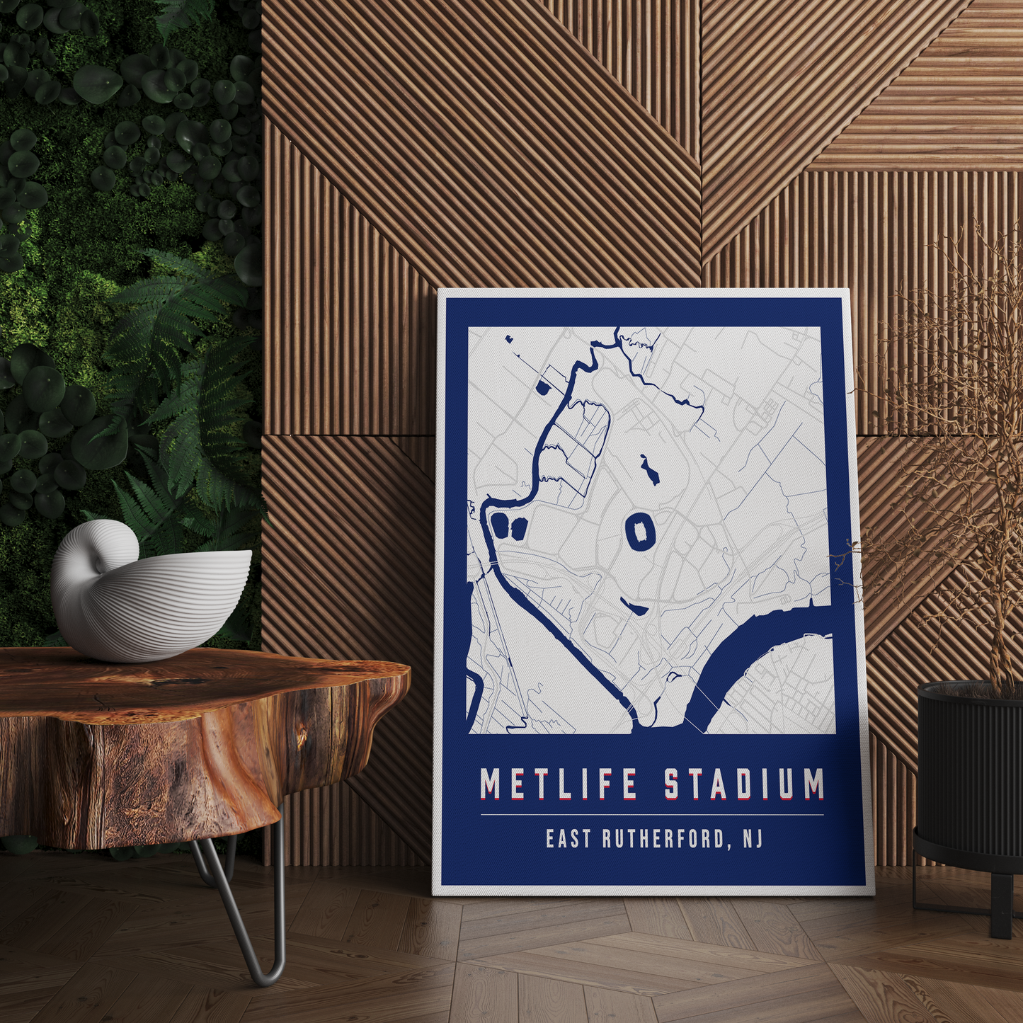 MetLife Stadium Map Poster | New York