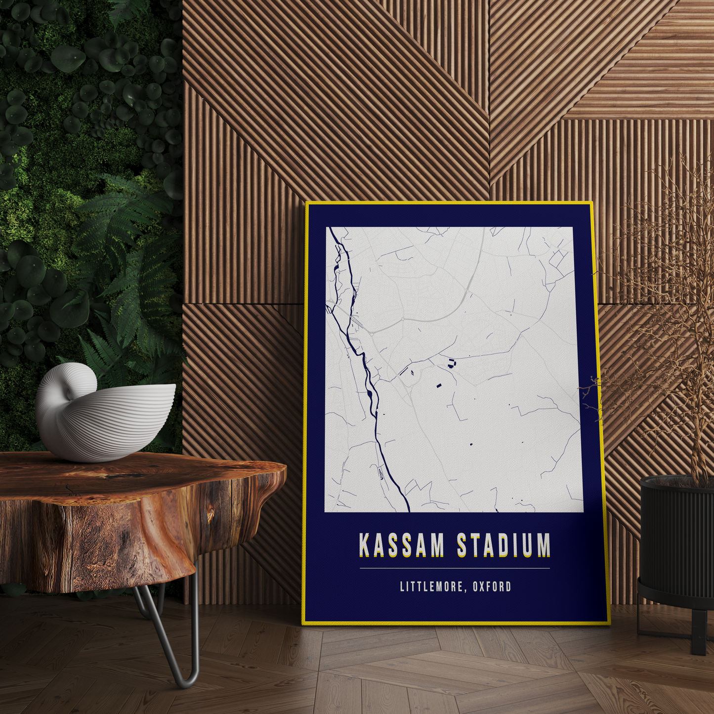 Kassam Stadium Map Poster | Oxford