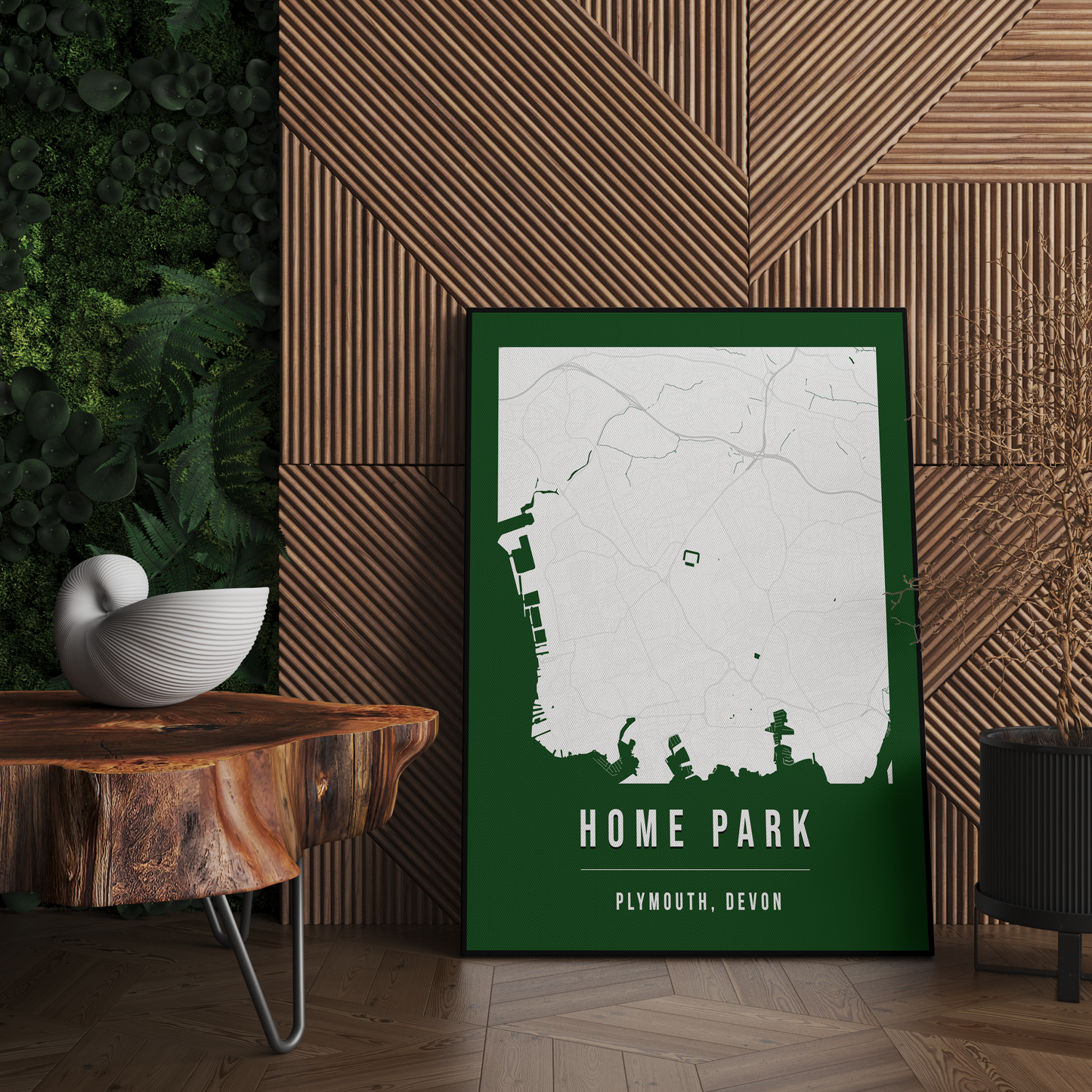 Home Park Map Poster | Plymouth