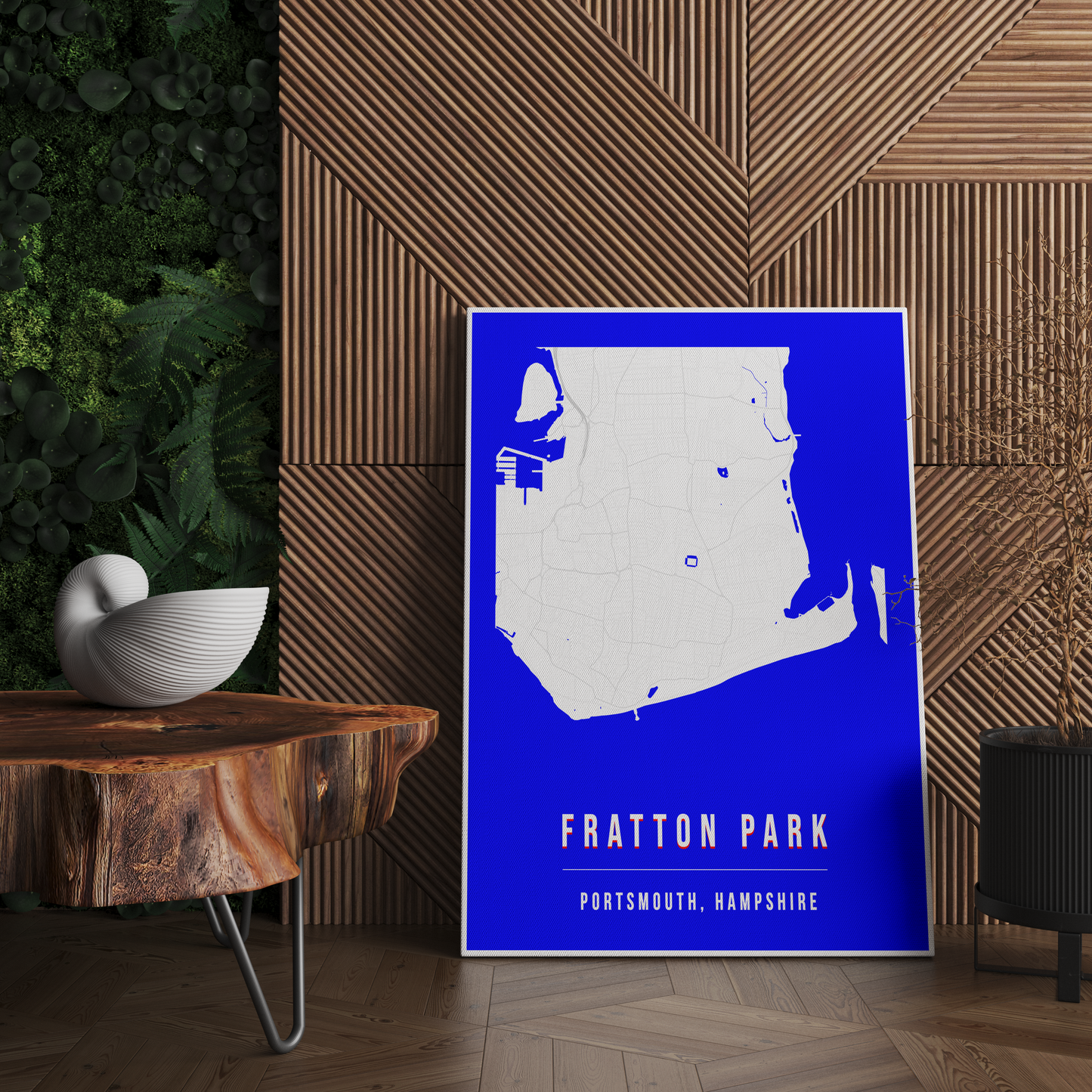 Fratton Park Map Poster | Portsmouth