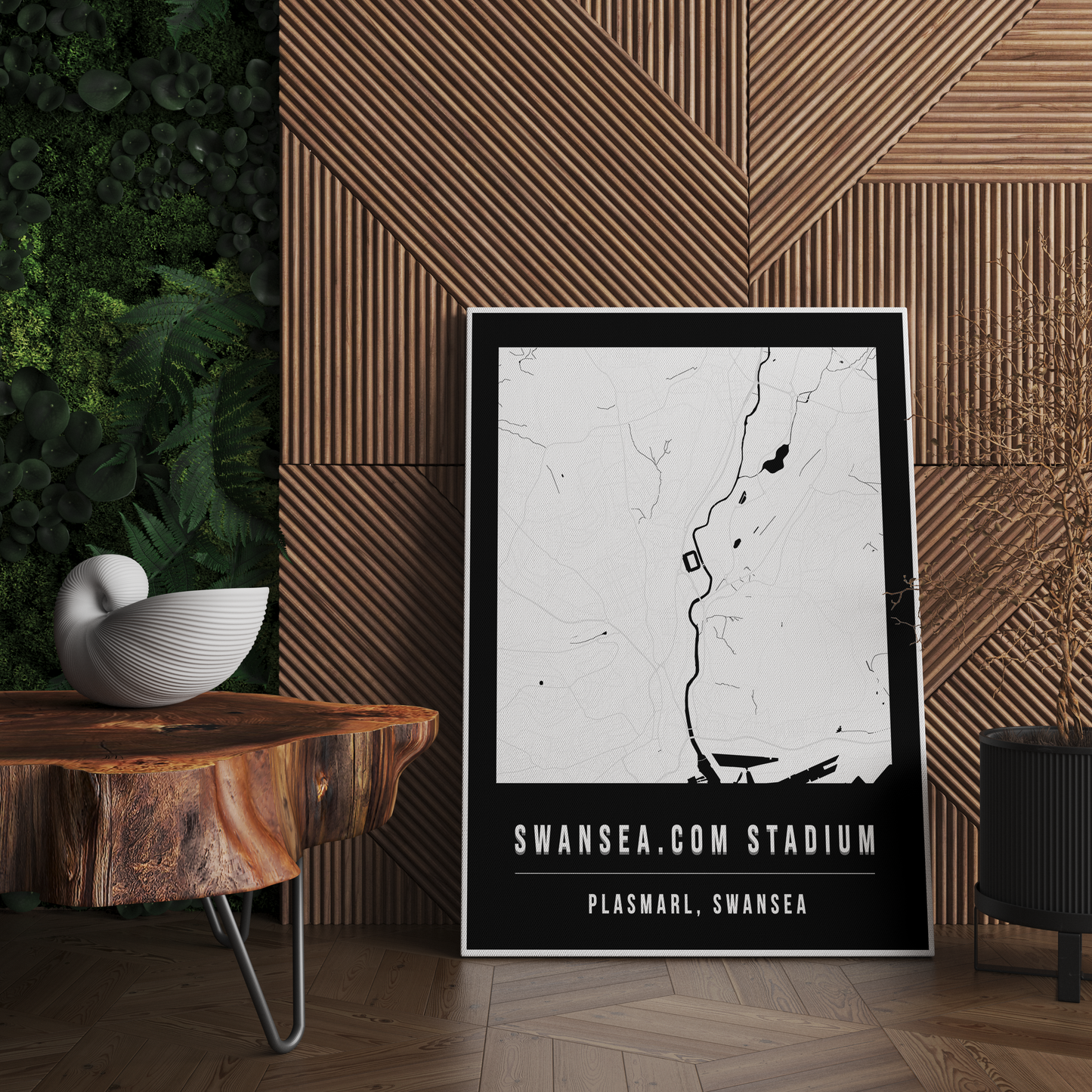 Swansea.com Stadium Map Poster | Swansea