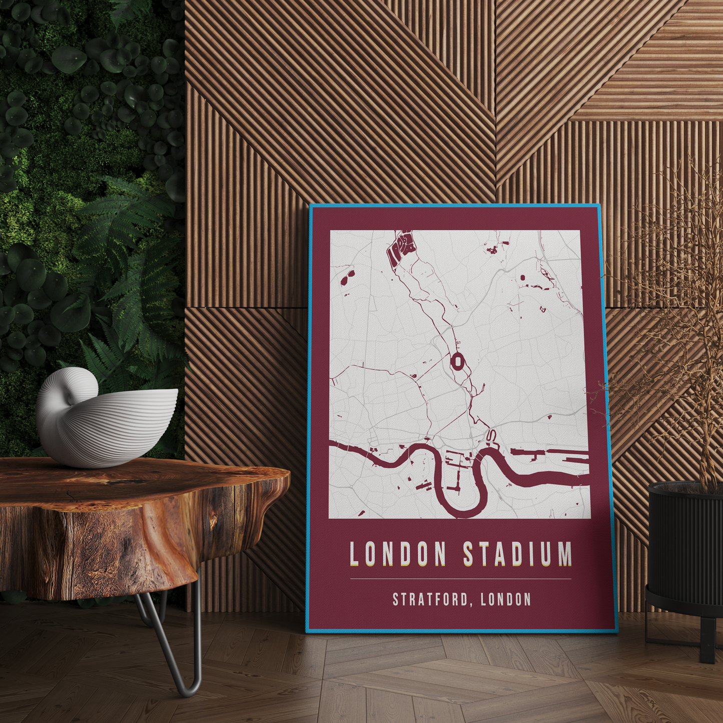 London Stadium Map Poster | London