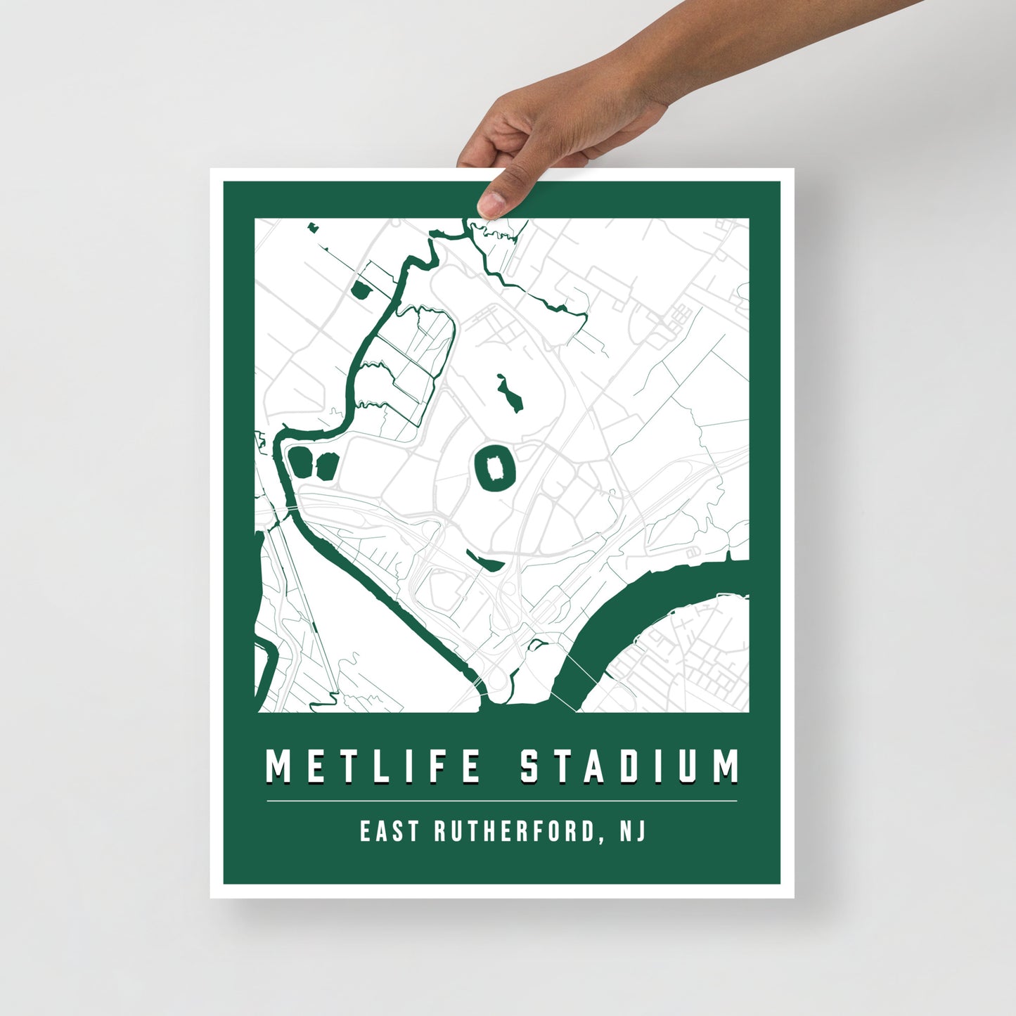 MetLife Stadium Map Poster | New York