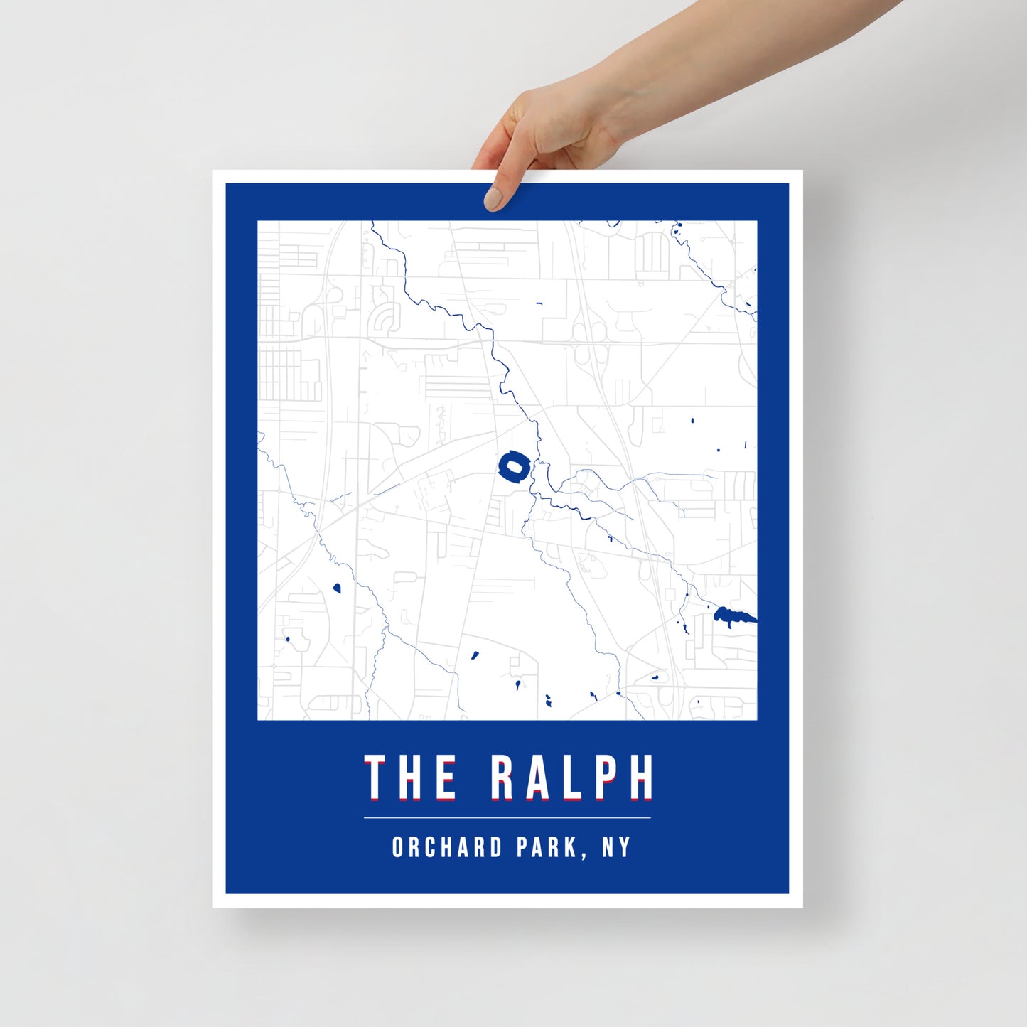 The Ralph Map Poster | Buffalo