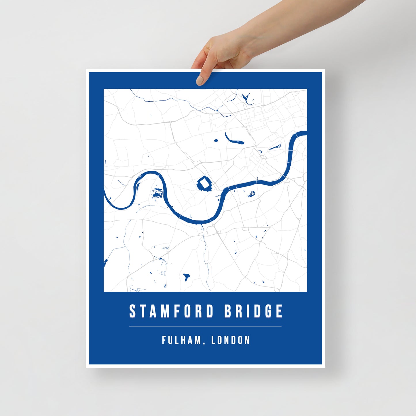 Stamford Bridge Map Poster | West London