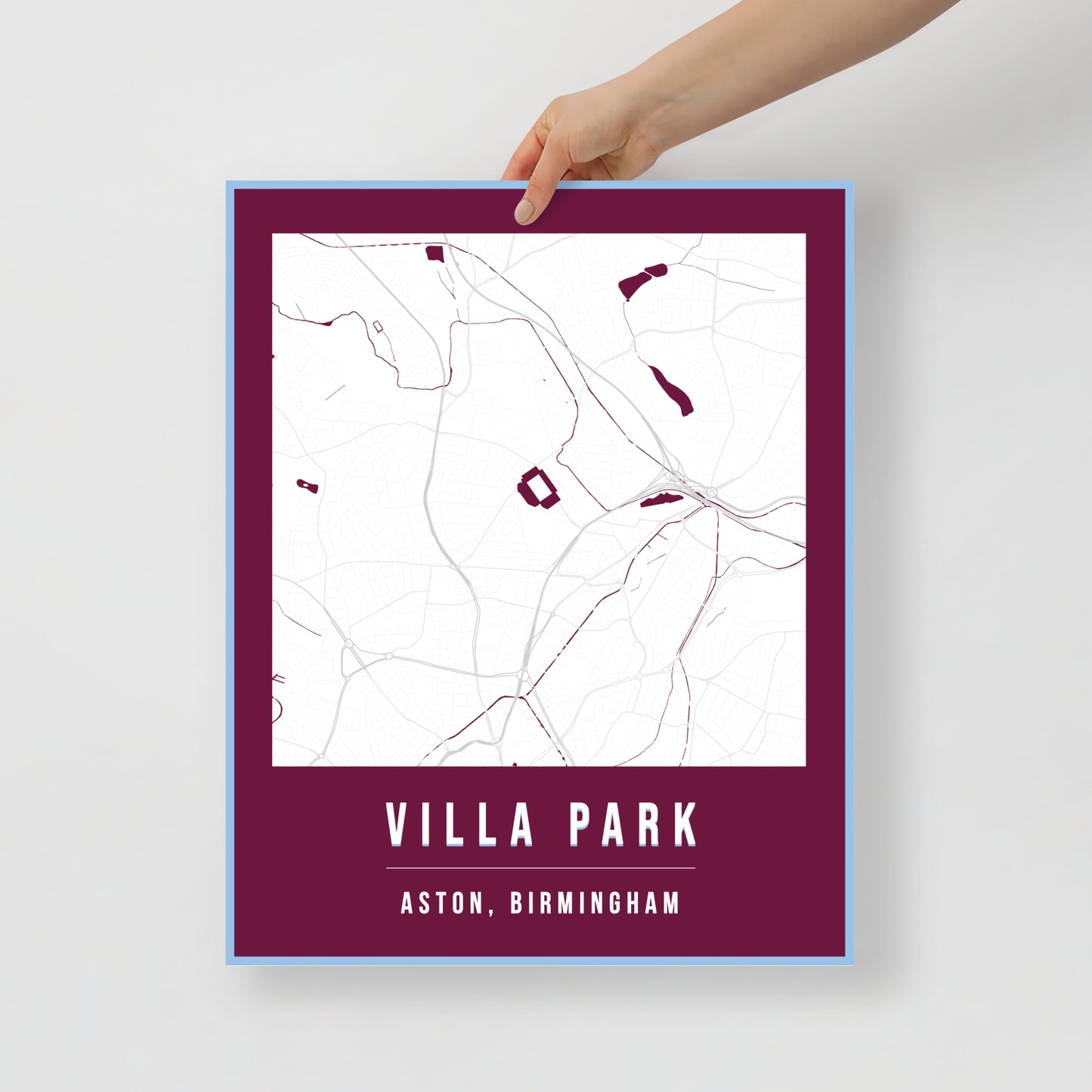 Villa Park Map Poster | Birmingham