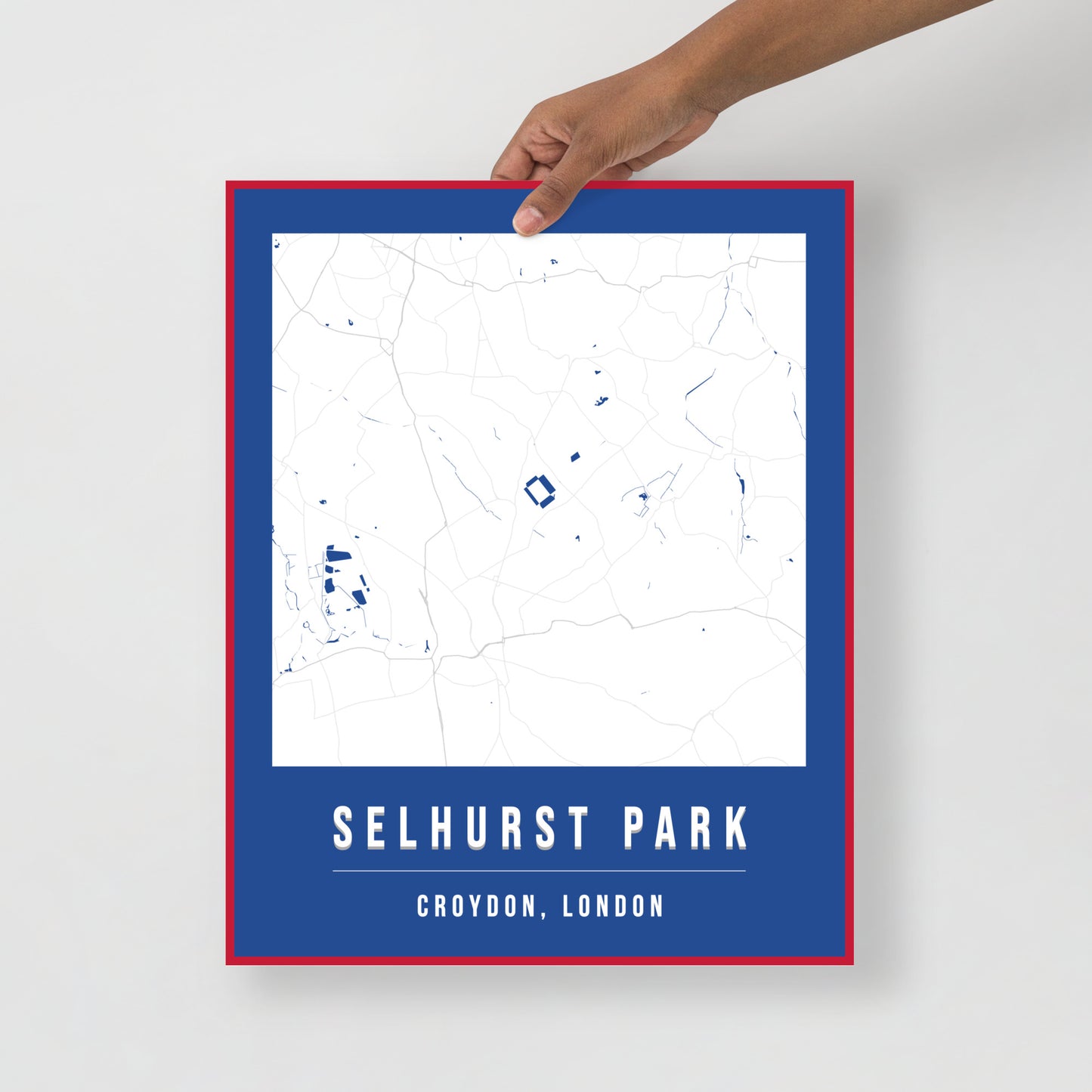 Selhurst Park Map Poster | London