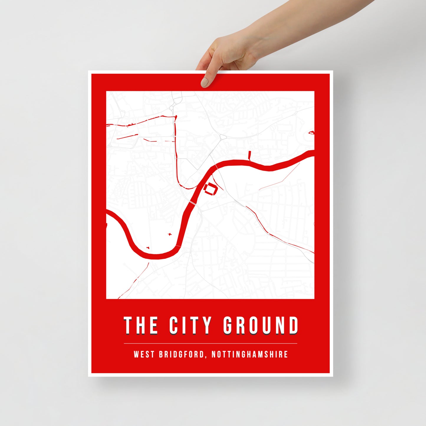 The City Ground Map Poster | Nottingham