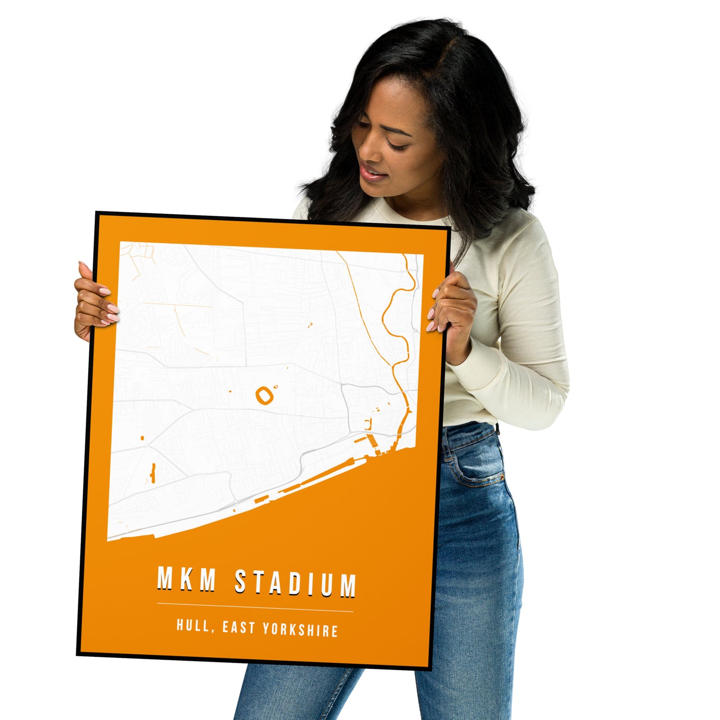 MKM Stadium Map Poster | Hull