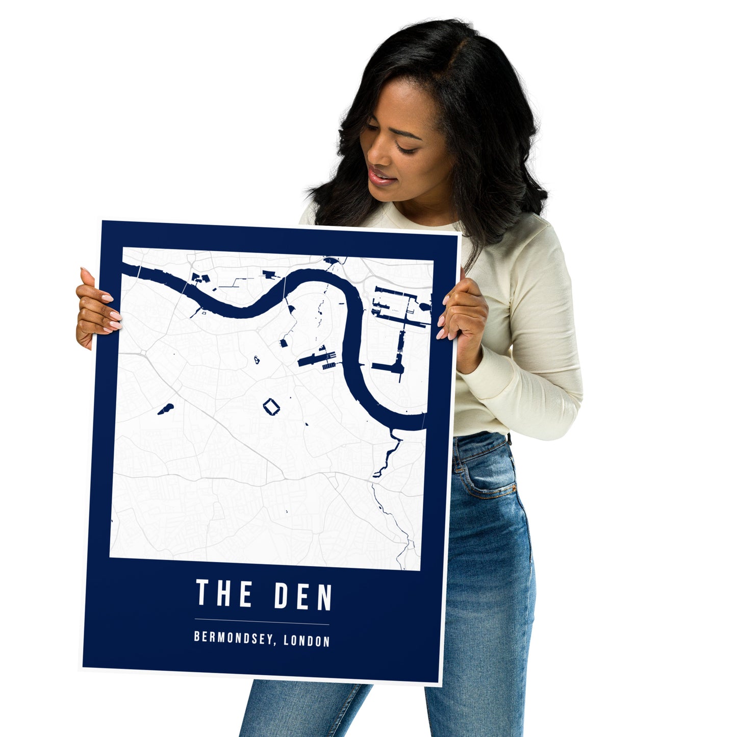 The Den Map Poster | London