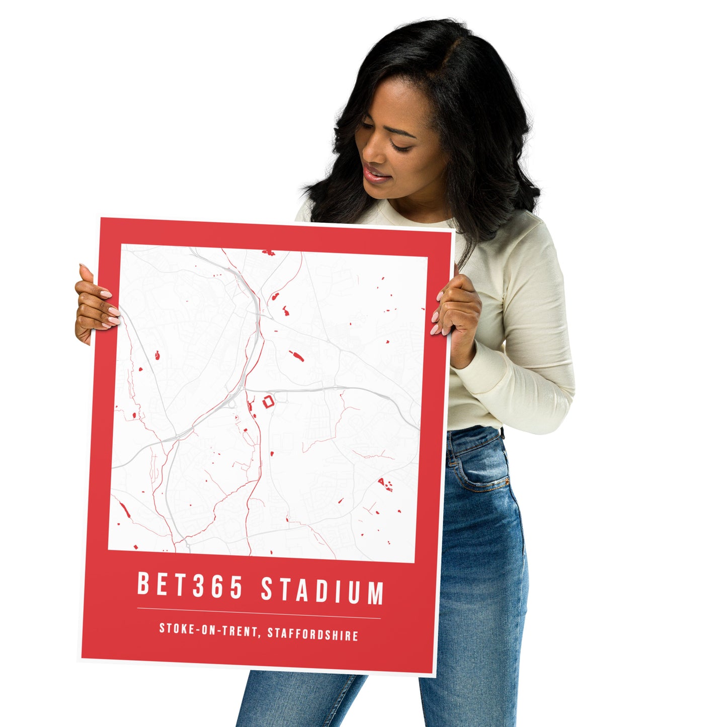 bet365 Stadium Map Poster | Stoke-on-Trent