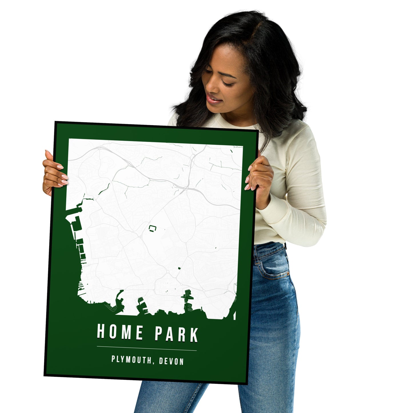 Home Park Map Poster | Plymouth