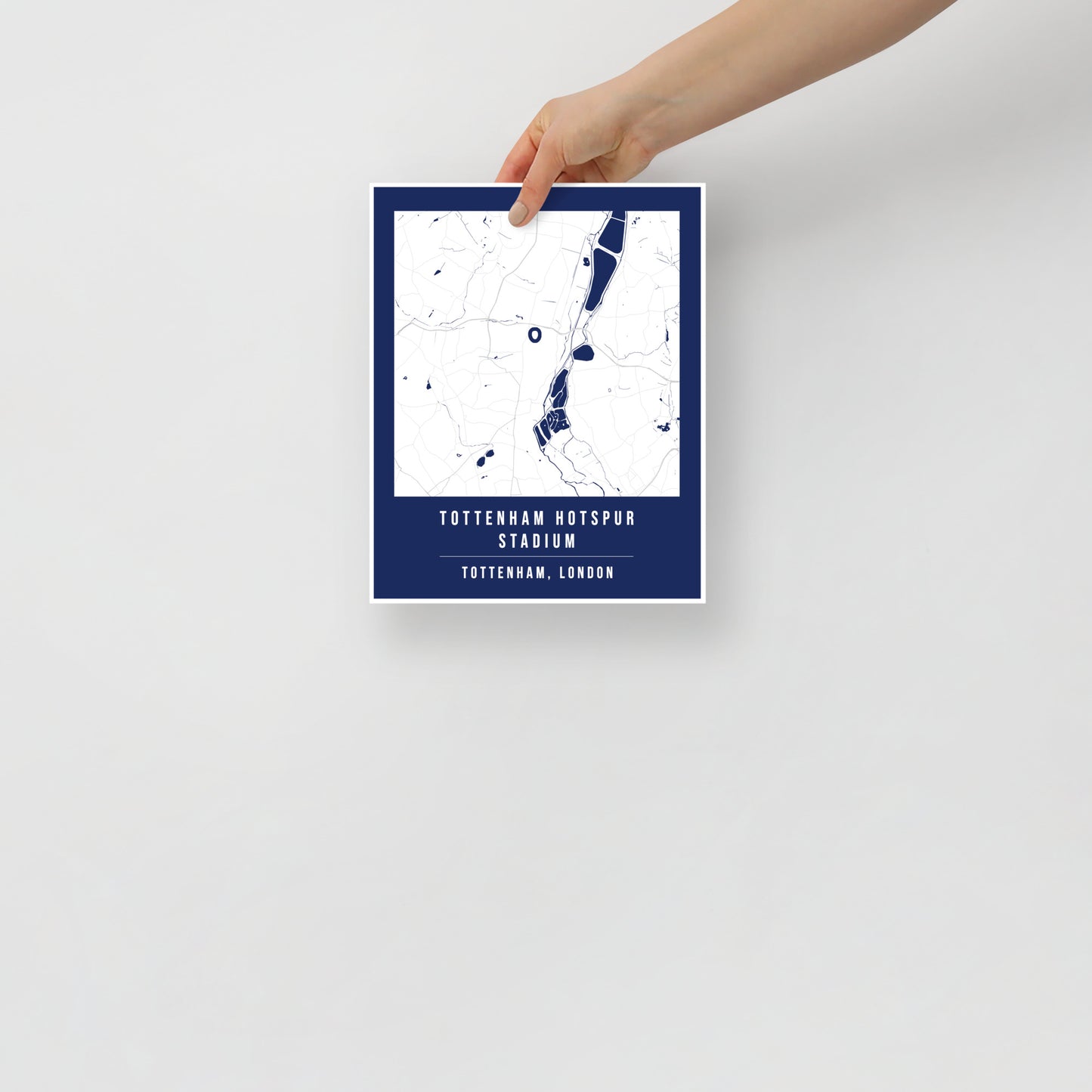 Tottenham Hotspur Stadium Map Poster | North London