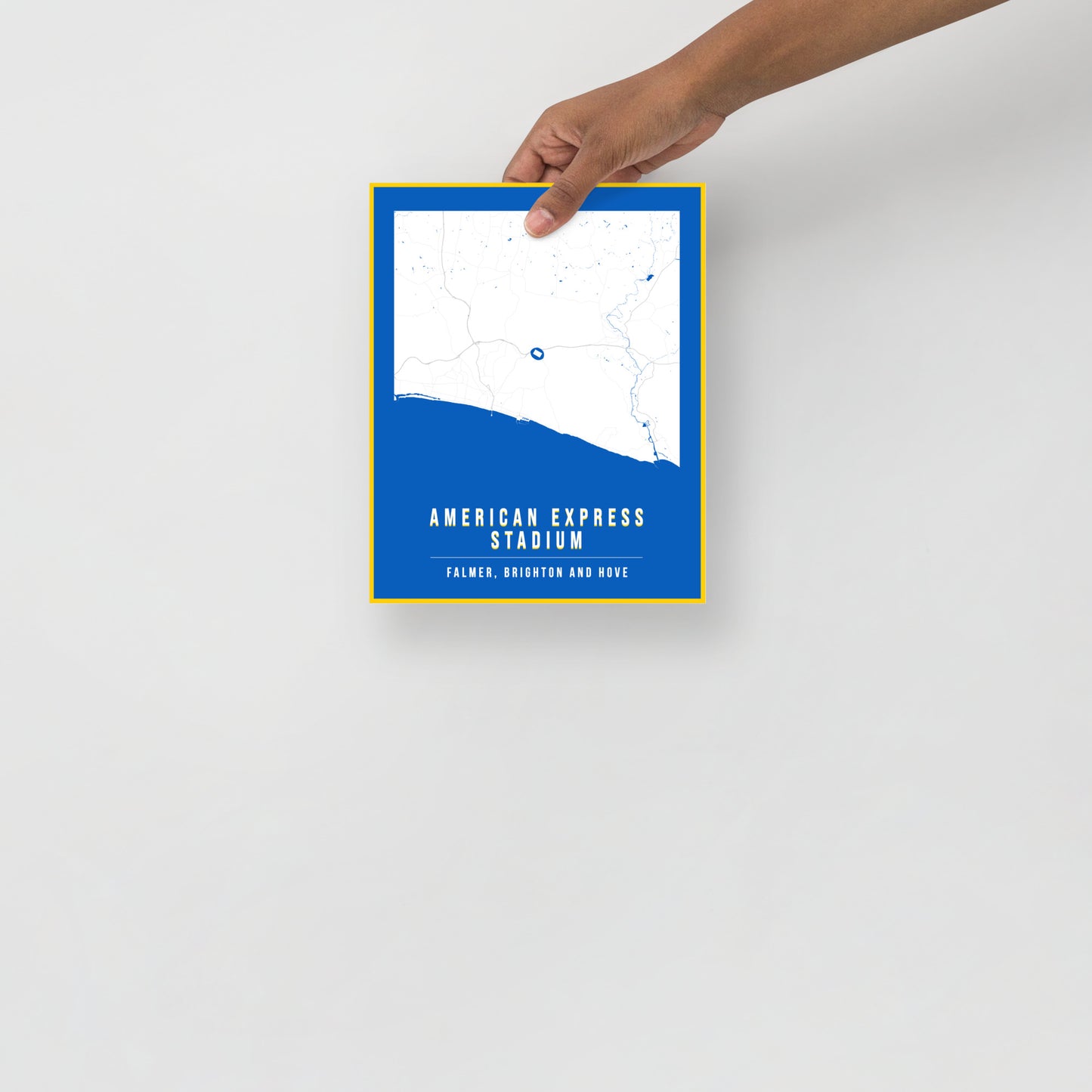 American Express Stadium Map Poster | Brighton & Hove